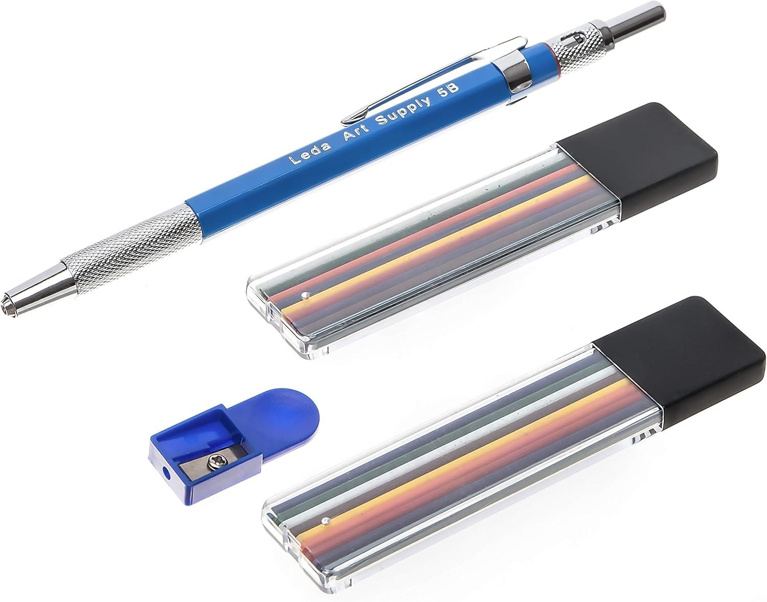 Leda Multi-Lead Mechanical Pencil with Sharpener – Elegance Meets Functionality