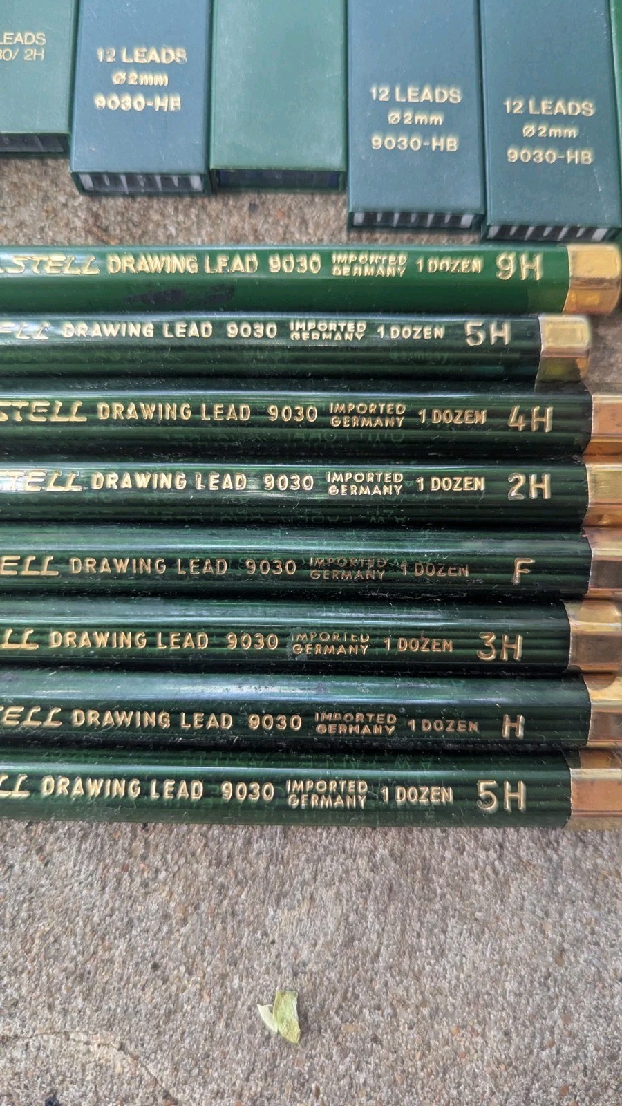 Big Lot 10 Packs Faber Castell Drawing Leads and Tubes Full Of Lead Germany
