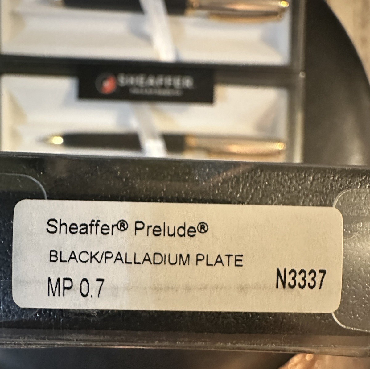 Sheaffer Prelude 337 Black Palladium Plate 22K GT Mechanical 0.7MM Pencil Lot