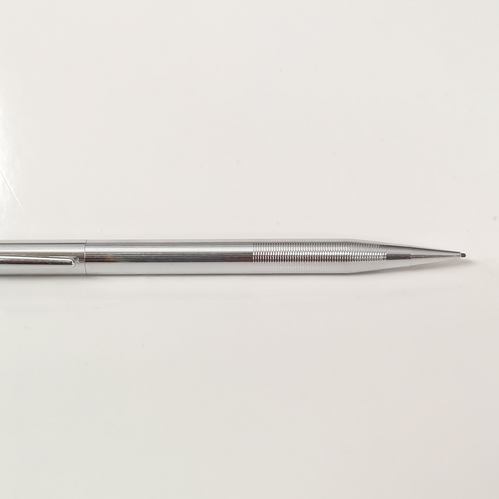 Cross Silver Chrome Mechanical Pencil 5.25″ Knurled Grip Logo Southern Systems