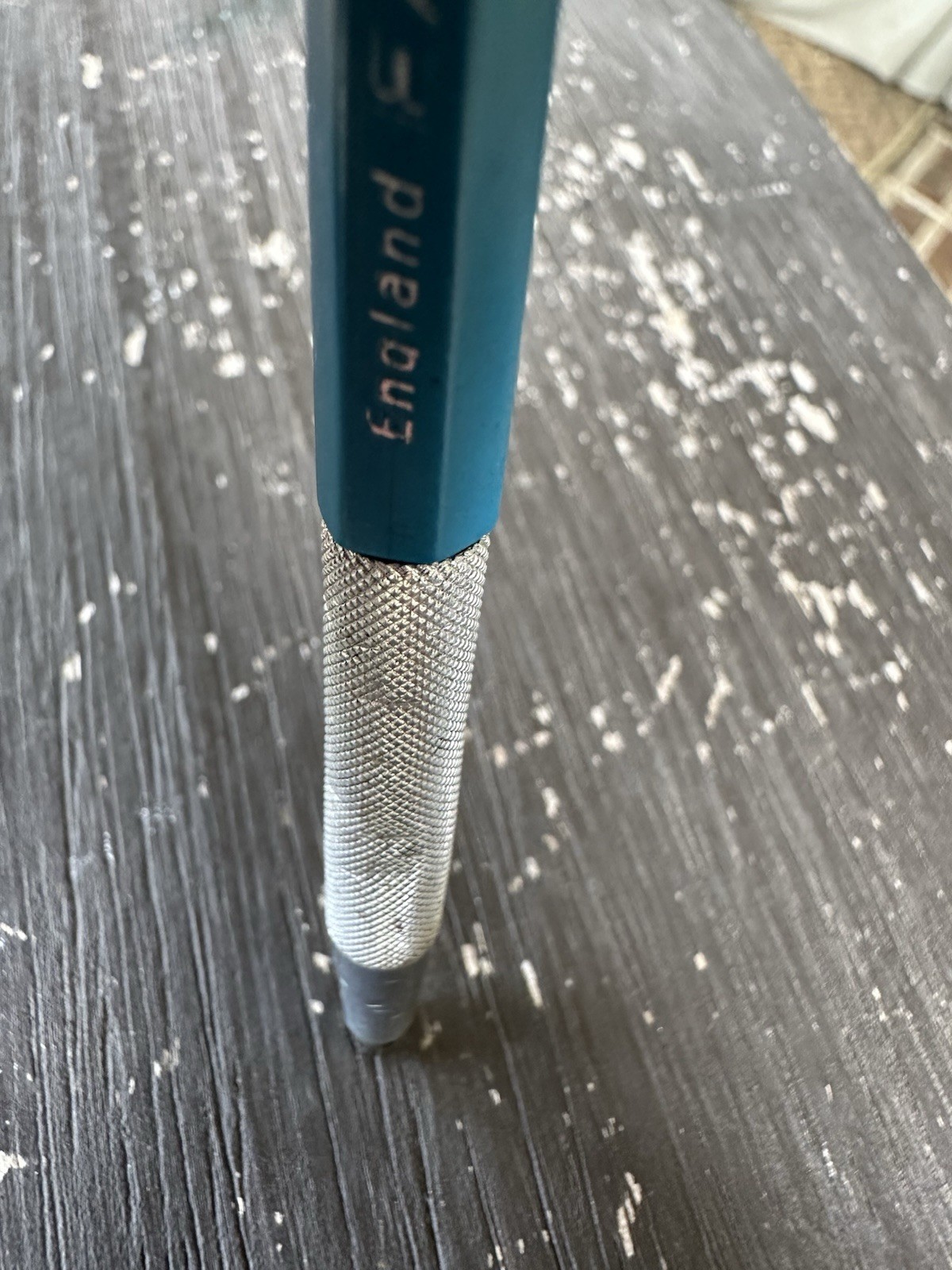 Vintage Eagle Turquoise 10 Mechanical Pencil made in England.-used-