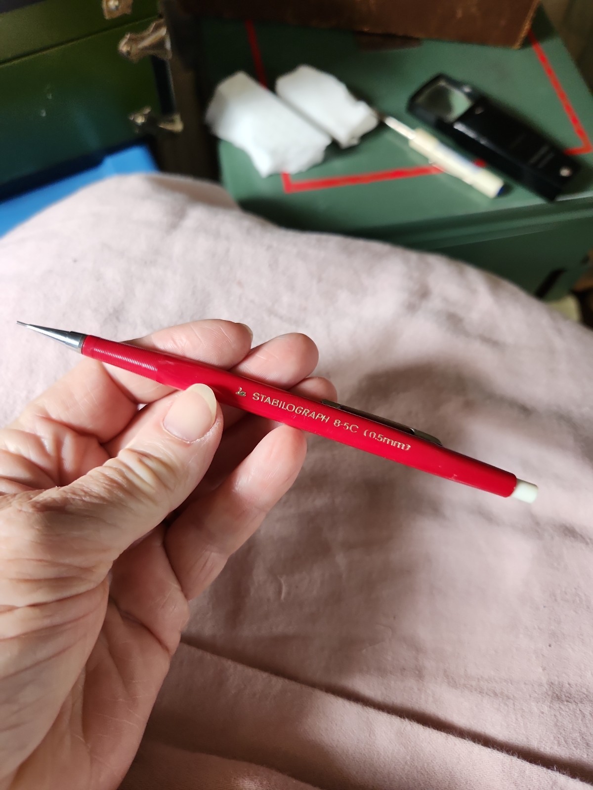Stabilo Stabilograph 8-5C Drafting Mechanical Pencil .05mm 1970’s Very NICE