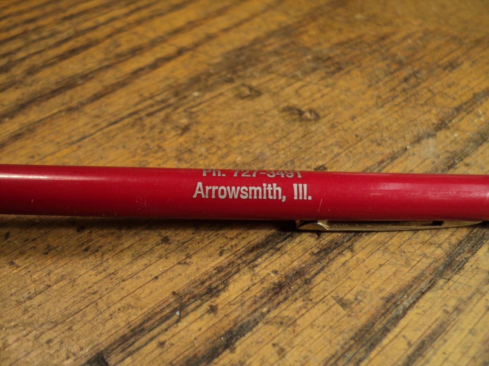 Vintage ReadyRiter Mechanical Pencil Harolds Welding Service Arrowsmith Ill
