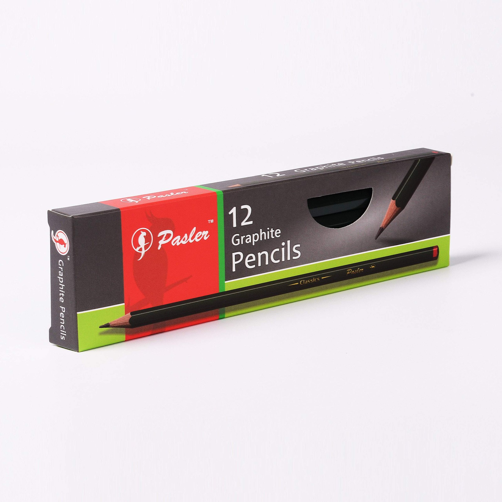 Pasler Professional Graphic Sketching Drawing 1 Count (Pack of 12), Black