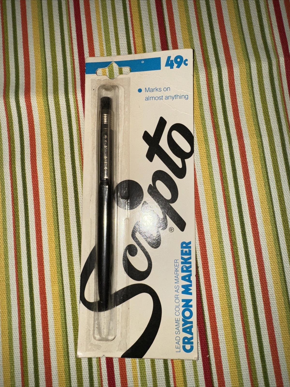 Scripto Crayon Marker W749 New Old Stock