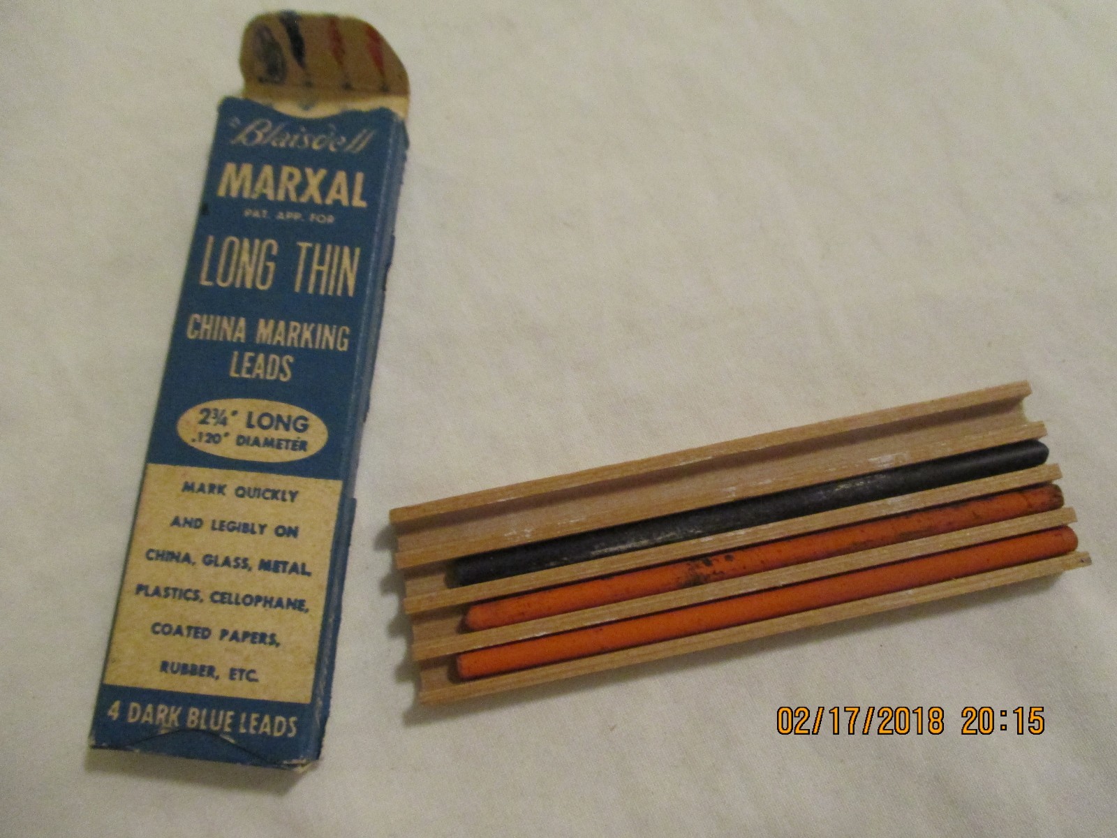 Vintage Blaisdell Marxal Long Thin China Marking Leads 2 3/4″ Long .120 Diameter
