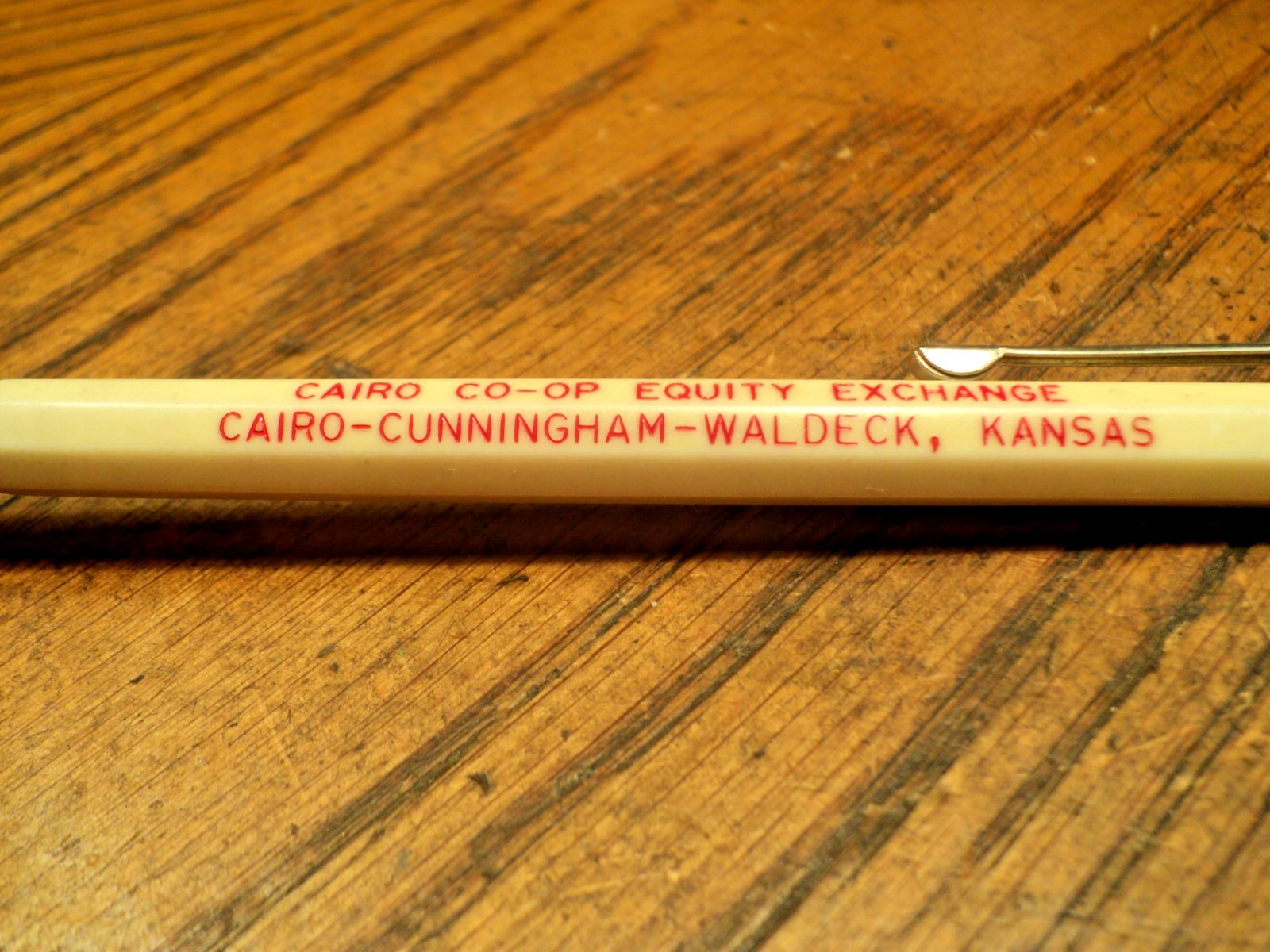 Vintage Durolite Mechanical Pencil Cairo Co-Op Equity Exchange 5-5/8″ Long USA
