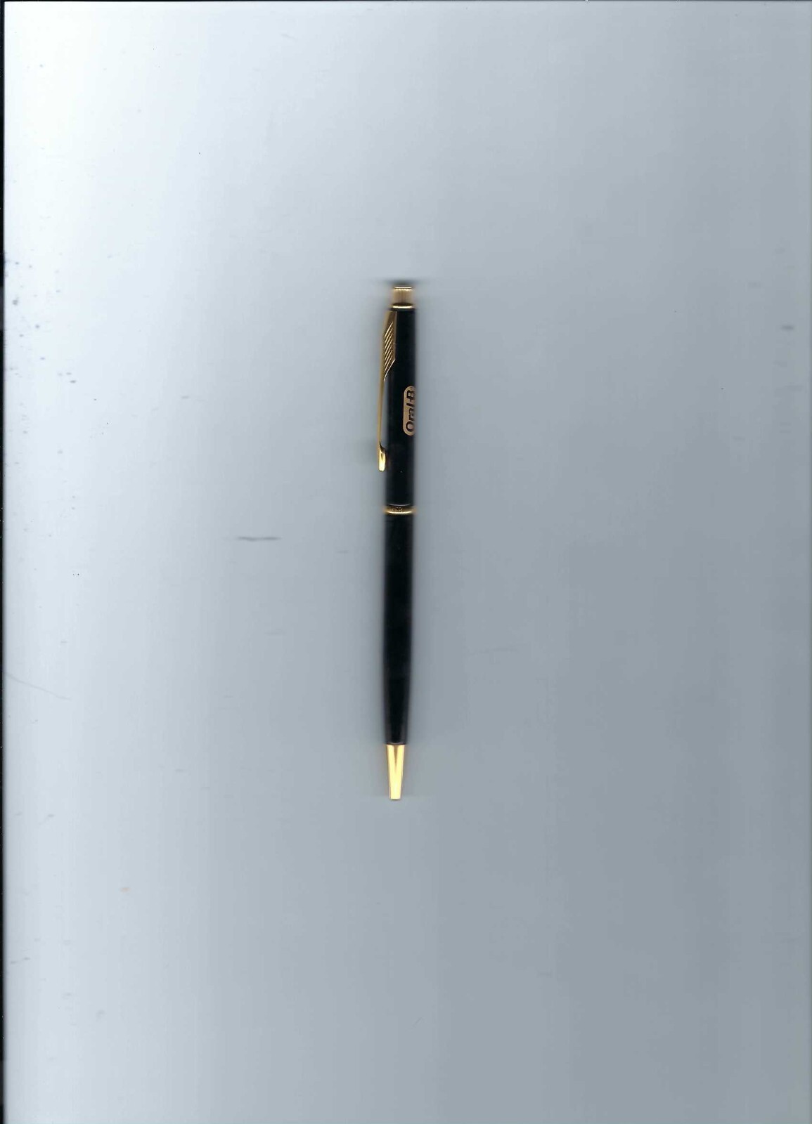 Vtg. Parker Insignia Black Lacquer & Gold Trim Mechanical Pencil-U.S.A.-Oral B