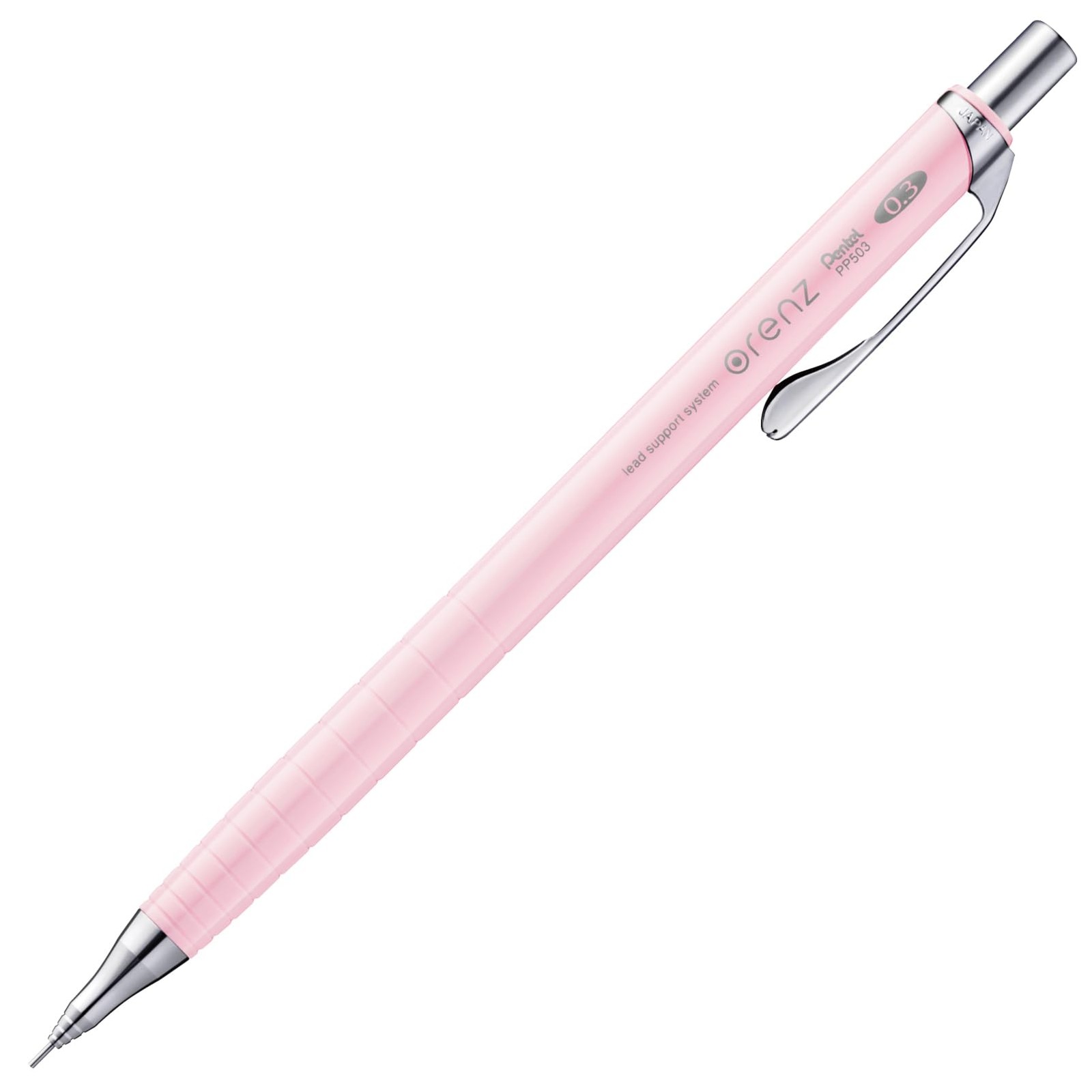 Pentel Orenz 0.3mm Pastel Pink Mechanical Pencil Innovative Lead Protection