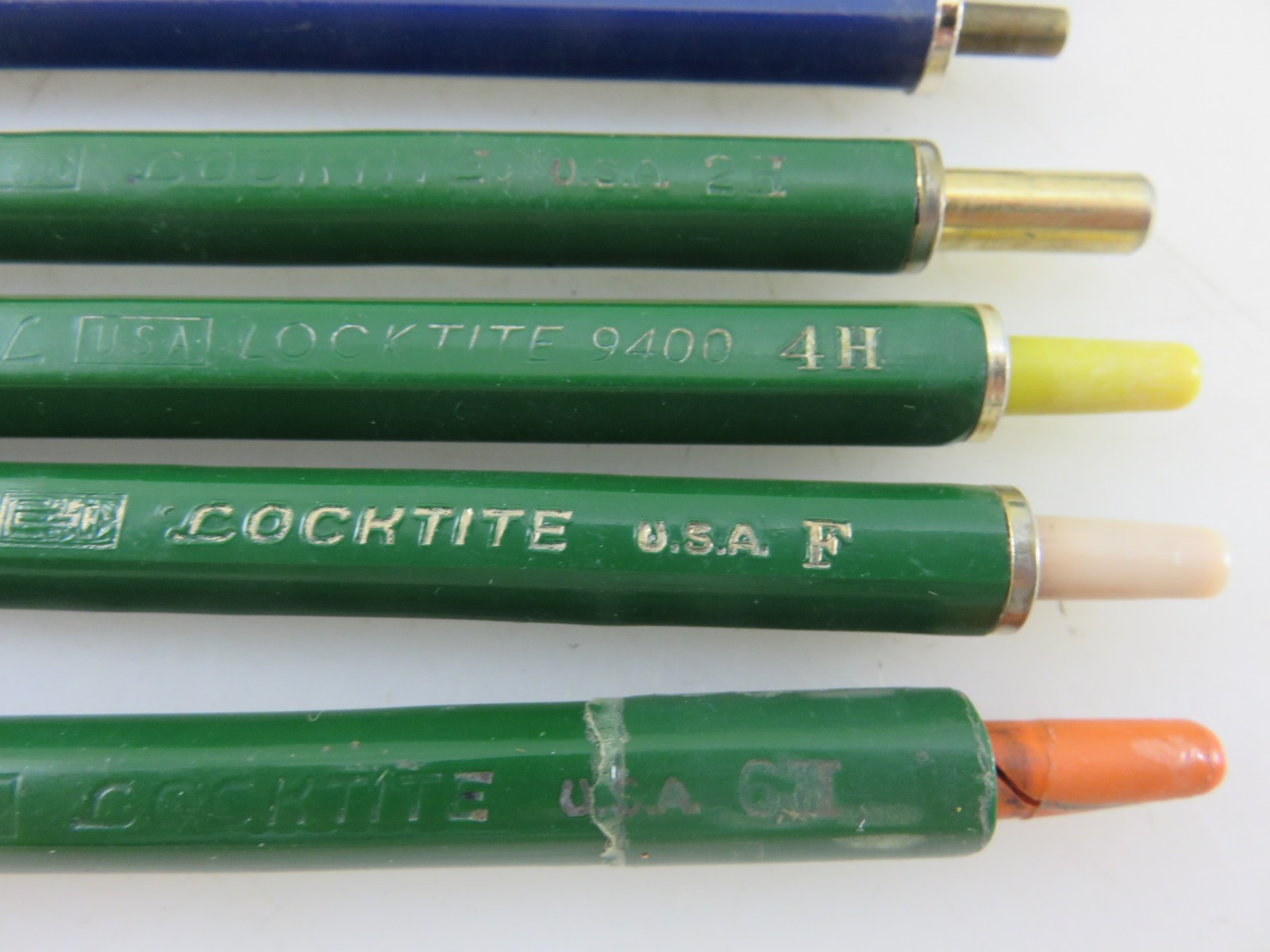 Faber Castell Locktite Mechanical Drafting Pencil 9400 2H 4H F 6H HB 8pc Set