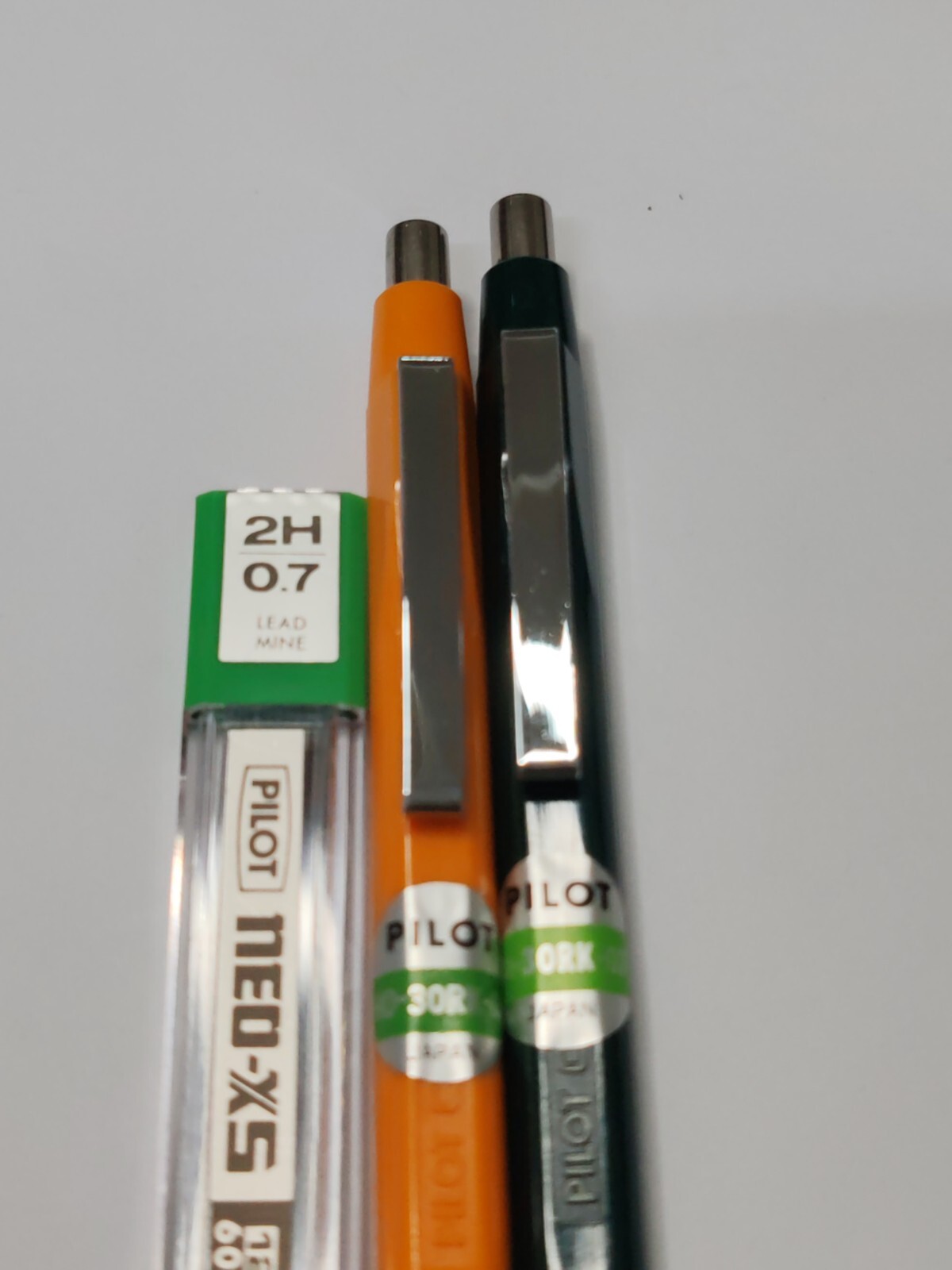 Pilot HO-30RK-07 Mechanical Pencil Vintage New Very Rare 2 Pcs, Japan . 1970s