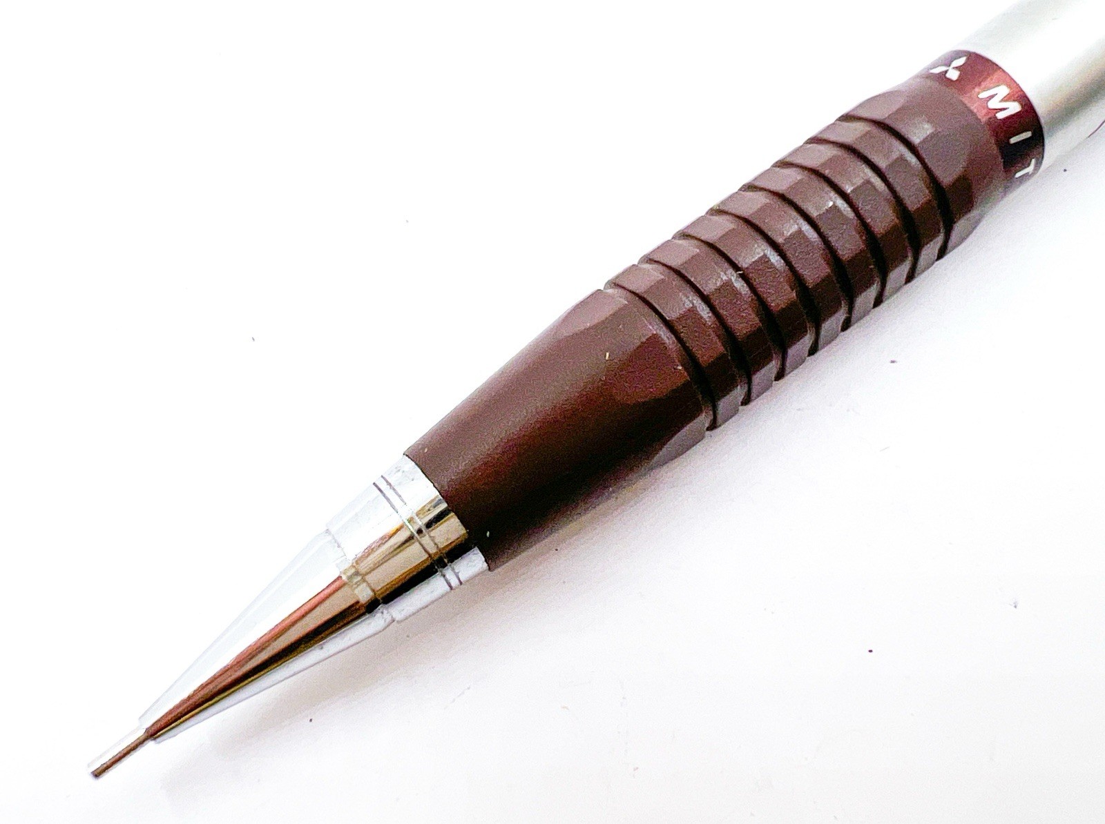 NOS Mitsubishi Uni Master Brown 0.5 0.5mm Mechanical Pencil Functional