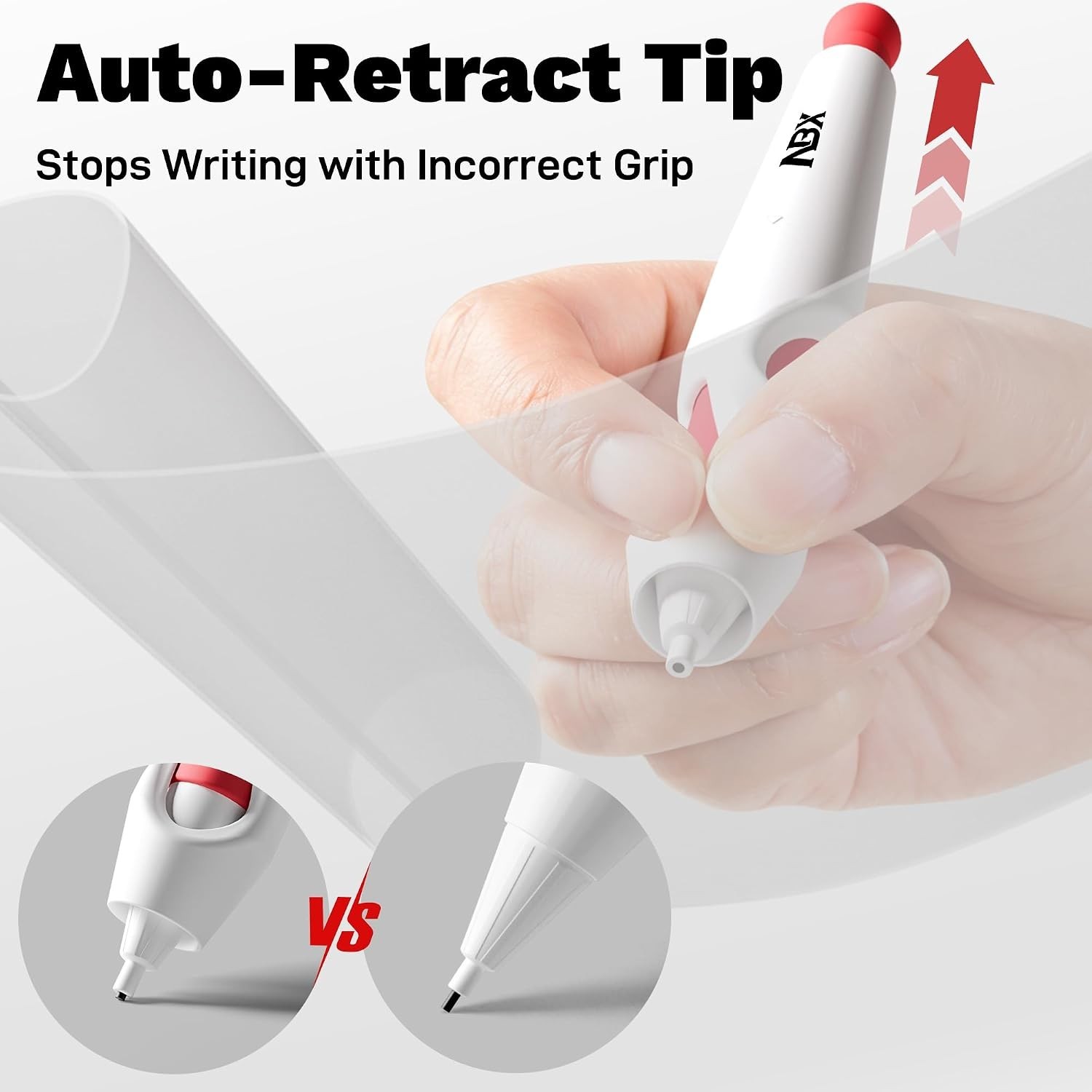 0.9mm Self-Correcting Pencil with Ergonomic Grip for Kid’s Writing Success