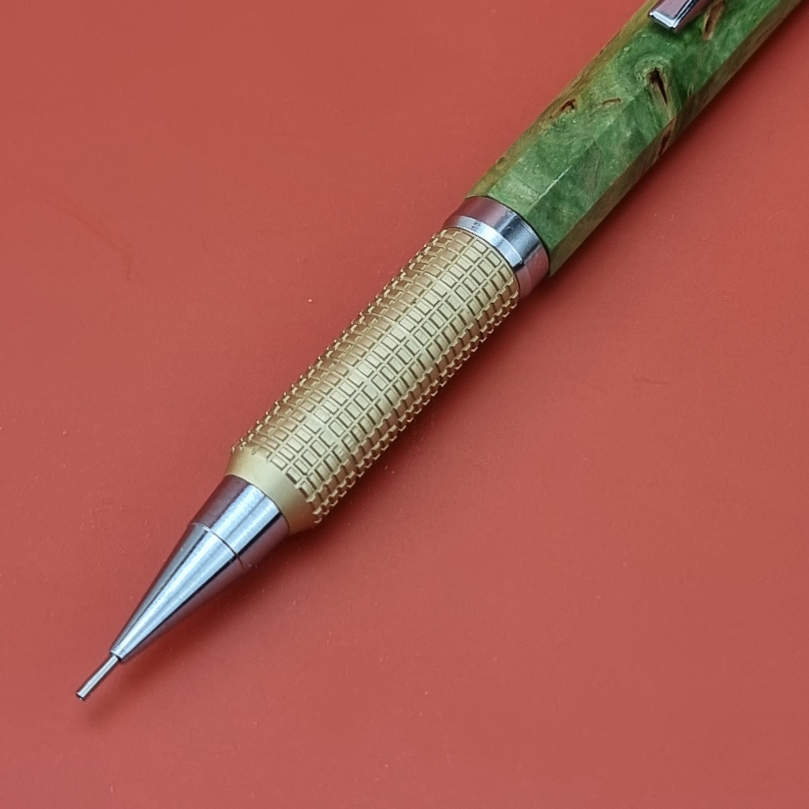 Hand Crafted Pentel PG5 Mechanical Pencil with Octagonal Maple Berl