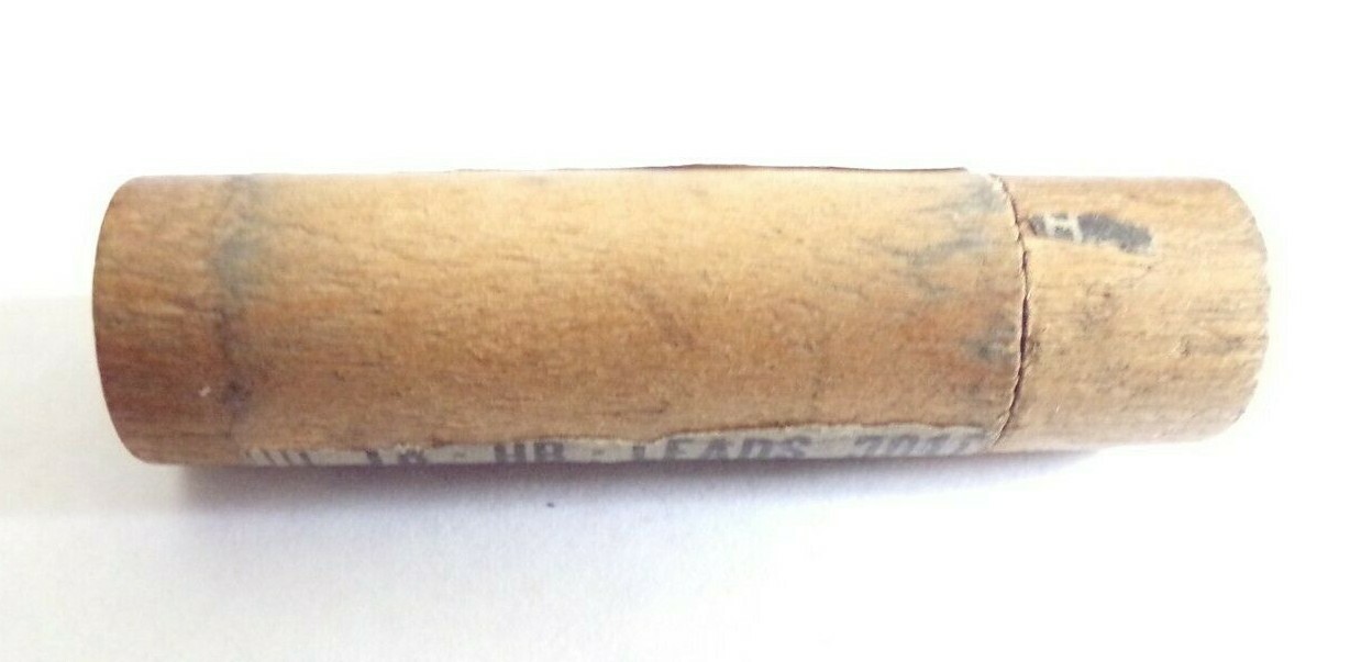 Vintage Eberhard Faber Wooden Mechanical Pencil Lead Holder Tube Carrier Case
