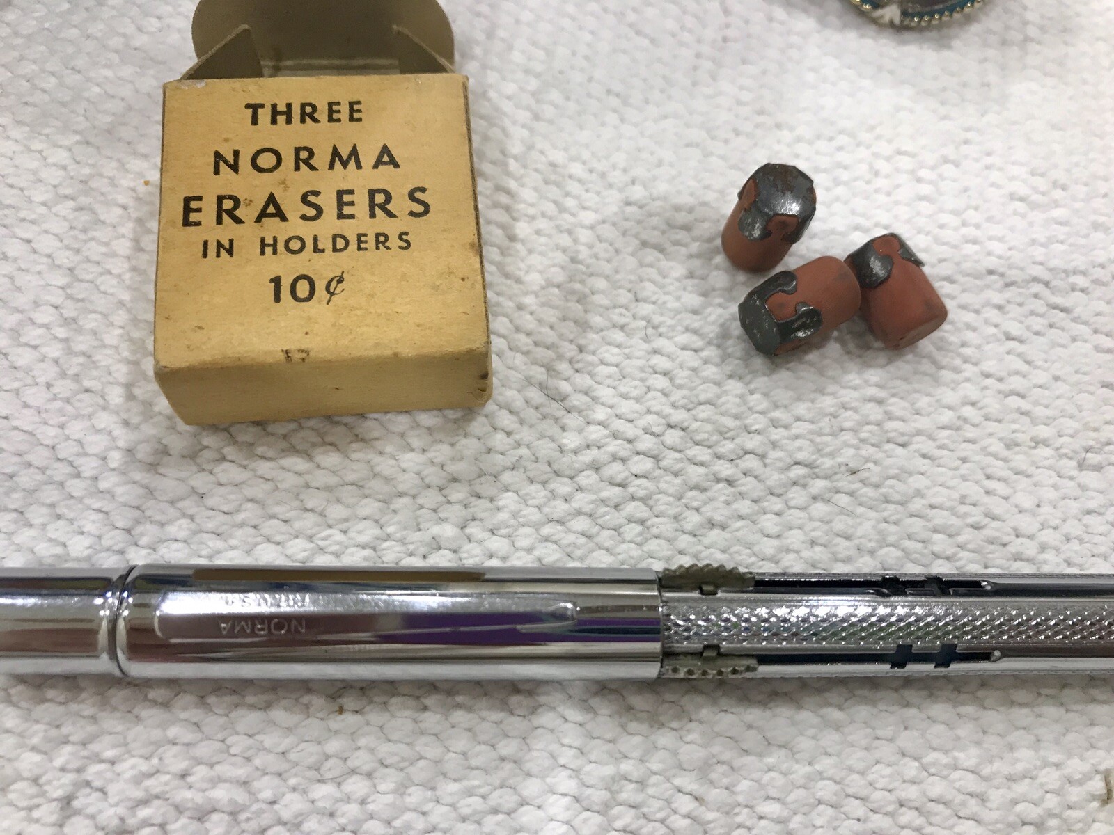 Norma Silver 4 Colors Blue Red Black Green Mechanical Pencil Patent USA