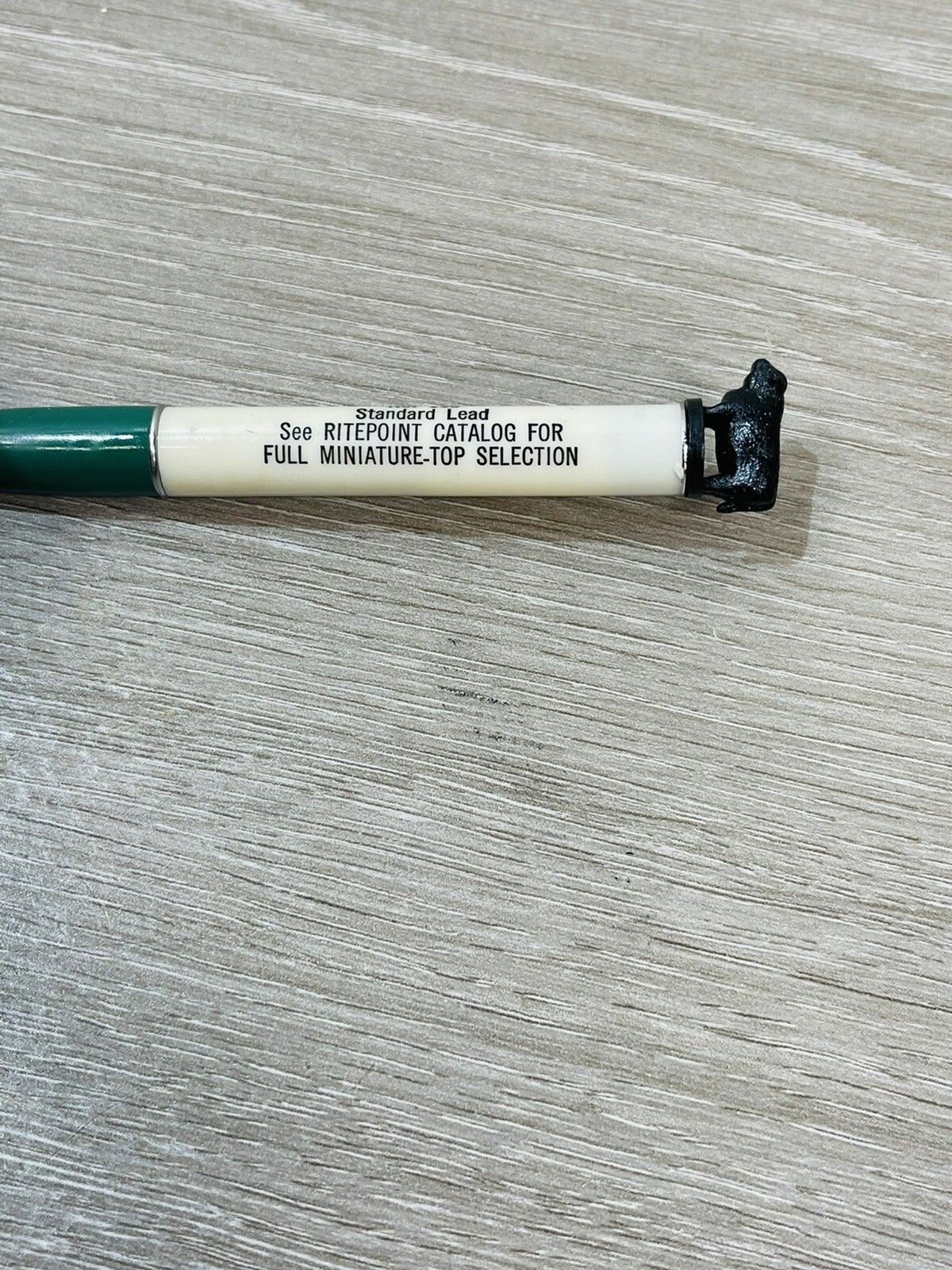 Vintage Ritepoint Mechanical Pencil Cow Bull Miniature Top No. 115 Sample