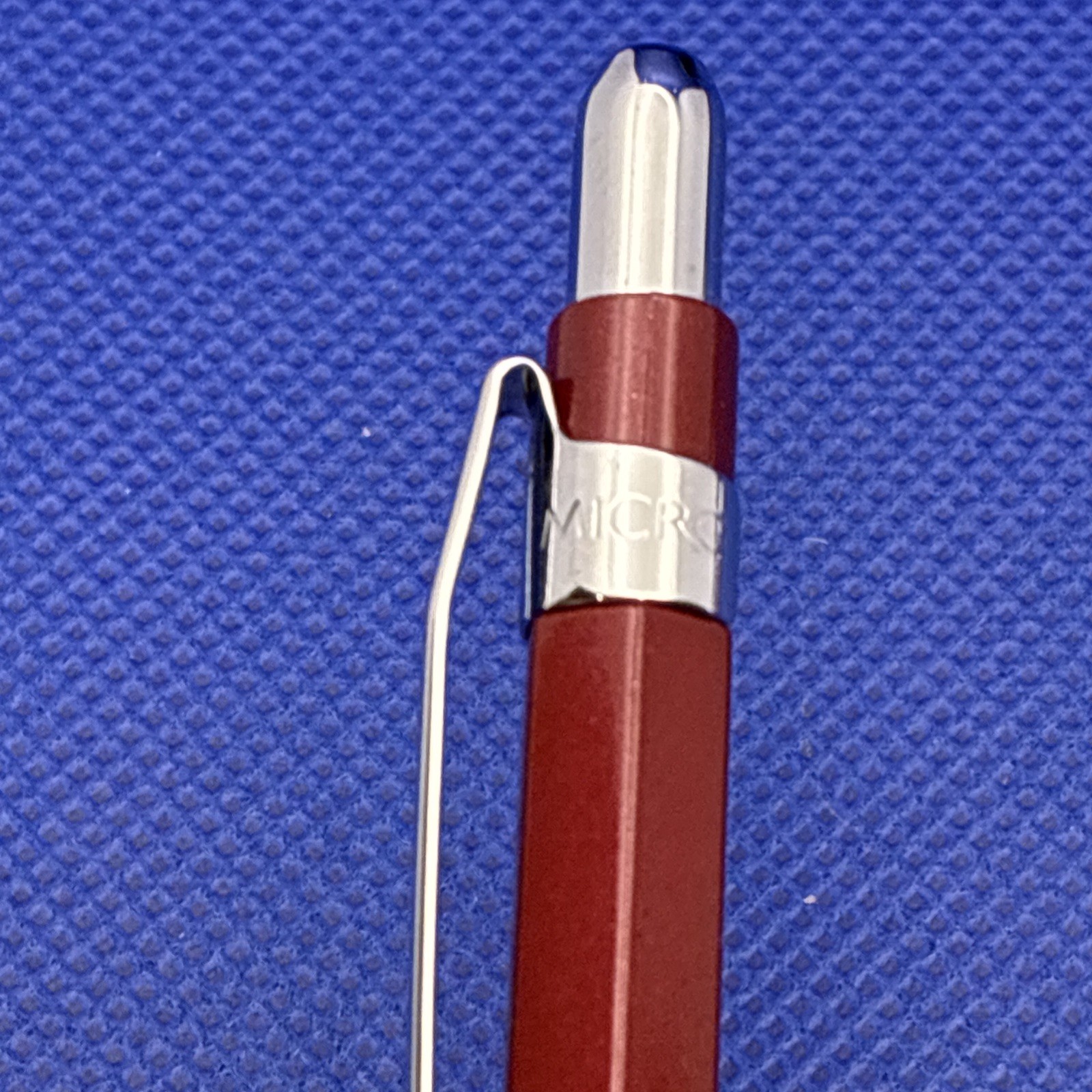 hexa 2000 mechanical pencil Red Silver Korea Micro Plastic