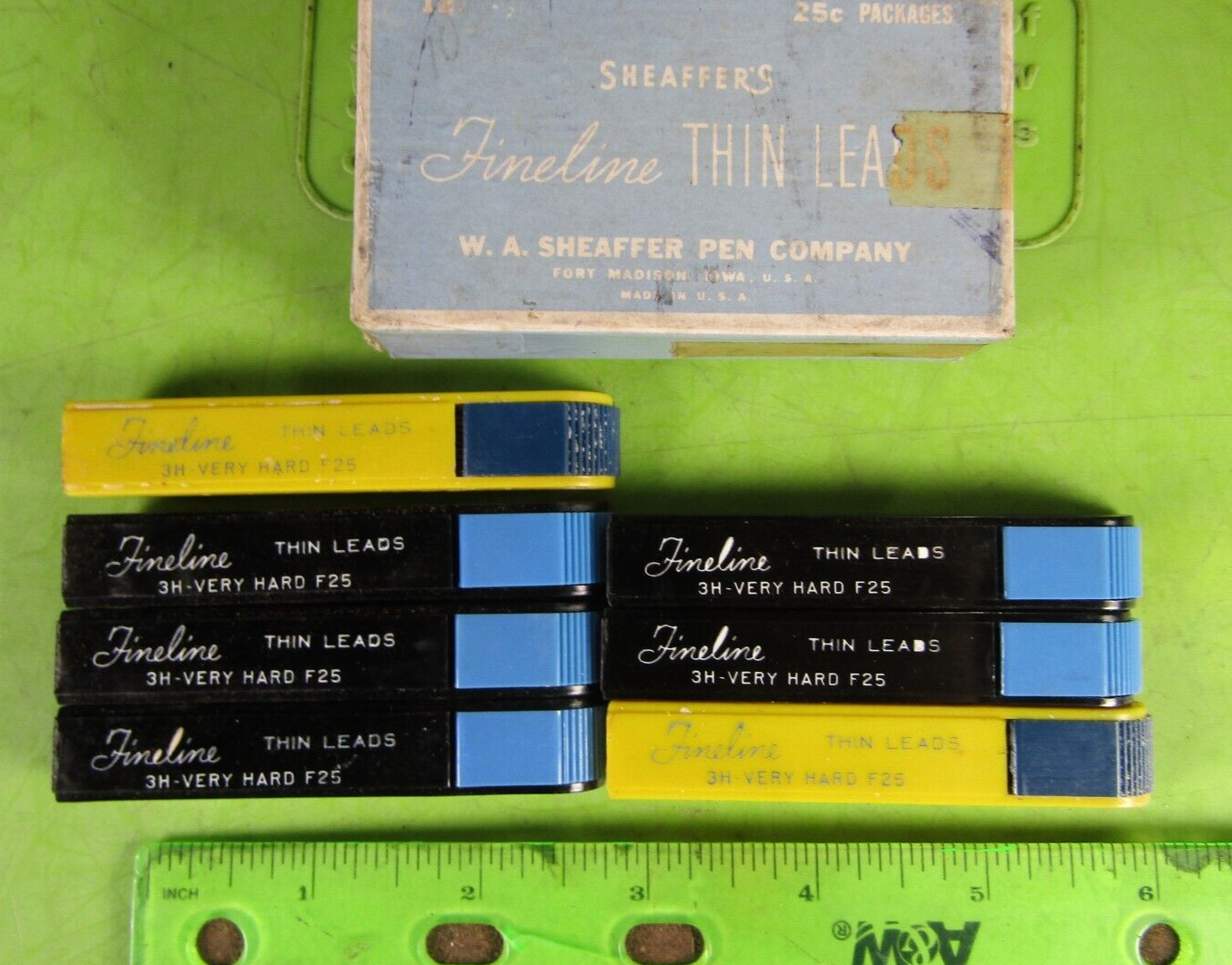 Fineline 3H Very Hard Thin F25 Mechanical Pencil Leads 7 Boxes of 20 ~ 140