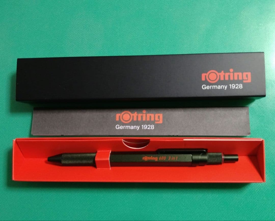 Rotring Composite Writing Instrument Rotring 600 3in1 Camouflage Green