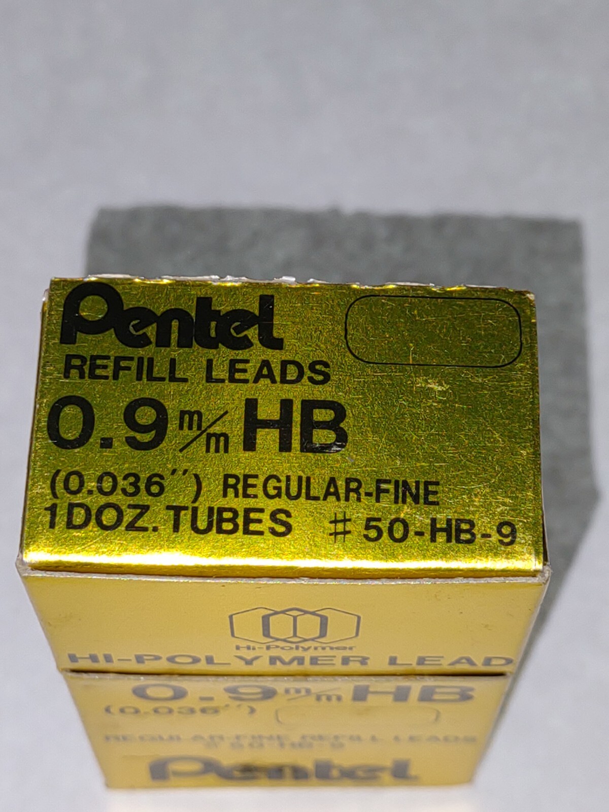 ONE Tube Pentel Mechanical Pencil Refill Lead 0.9mm HB Hi-Polymer 15pcs Per Tub