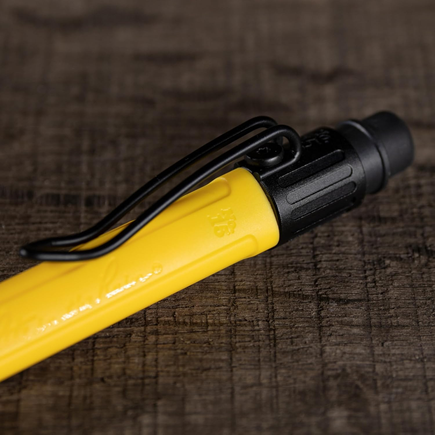 Weatherproof Mechanical Pencil, Yellow, Black, Orange Barrel