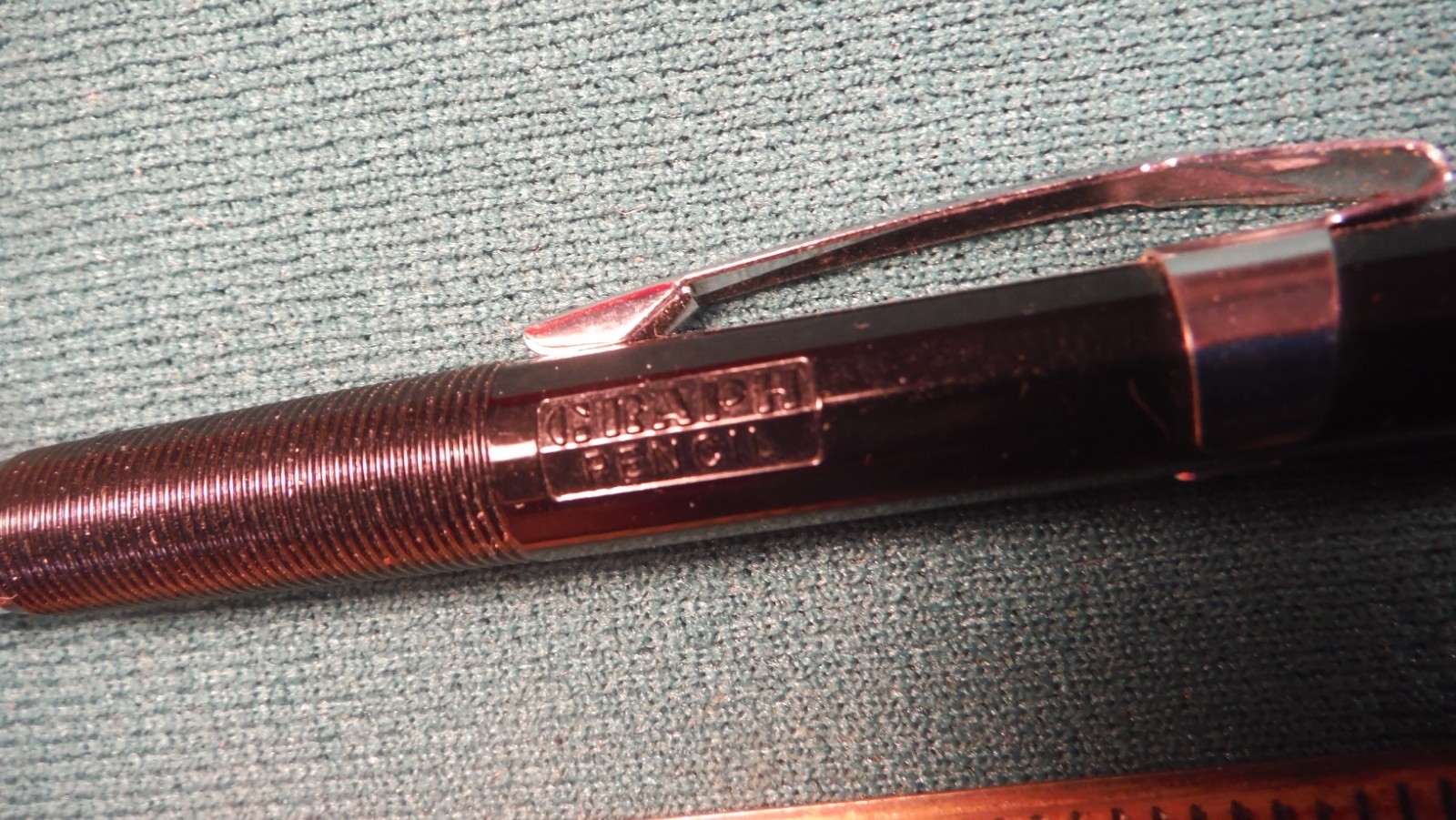Mechanical Pencil Graph Pentel 0.3 m/m Black Vintage PENTEL 0.3 m/m GRAPH PENTEL