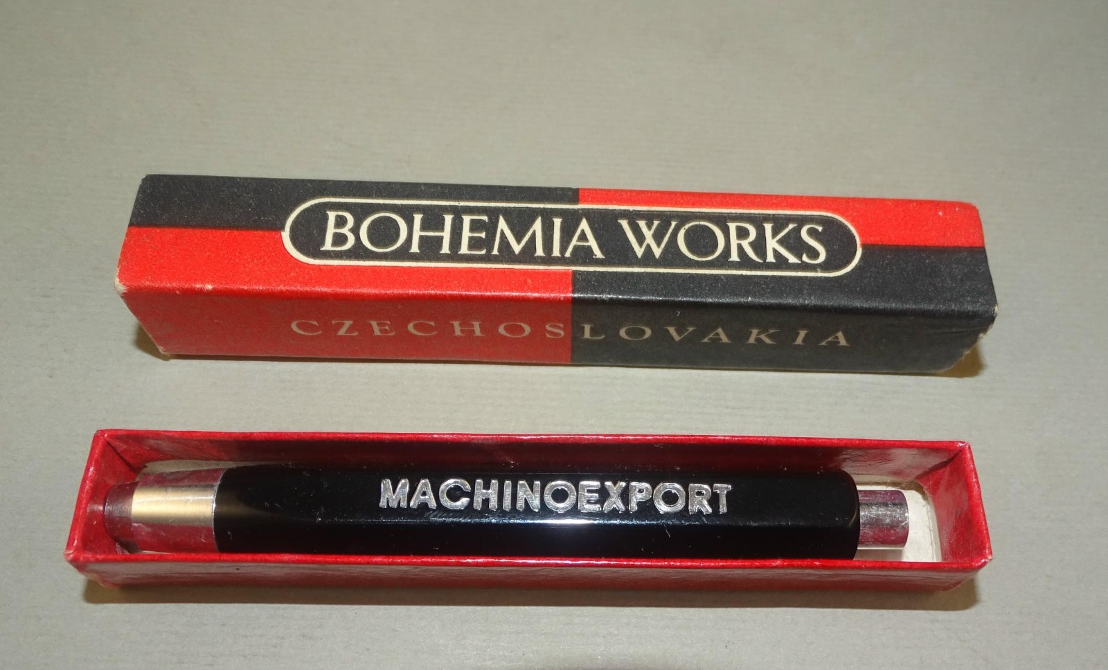 Vintage BOHEMIA WORKS 5344 B Fat Mini 5,6mm Mechanical Pencil + Some Leads