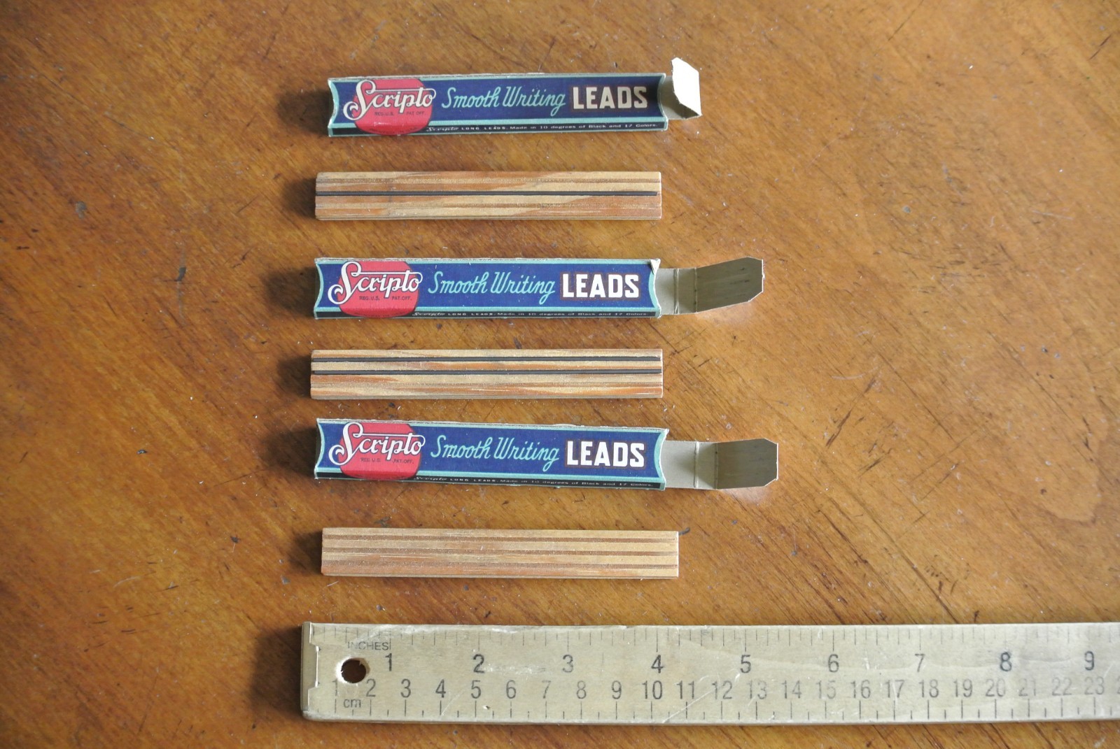 Vintage SCRIPTO Mechanical Pencil Leads Mixed Lot – Some Empty or Partials