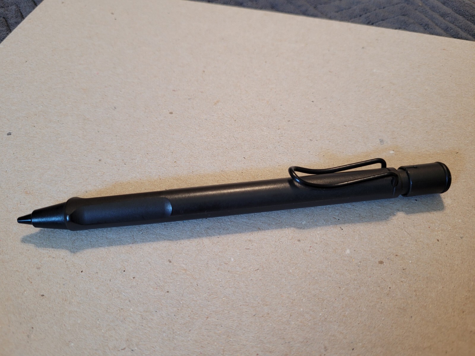 Vtg Lamy Safari Push Mechanism Pencil (0.5 mm) in Gray Black clip West Germany