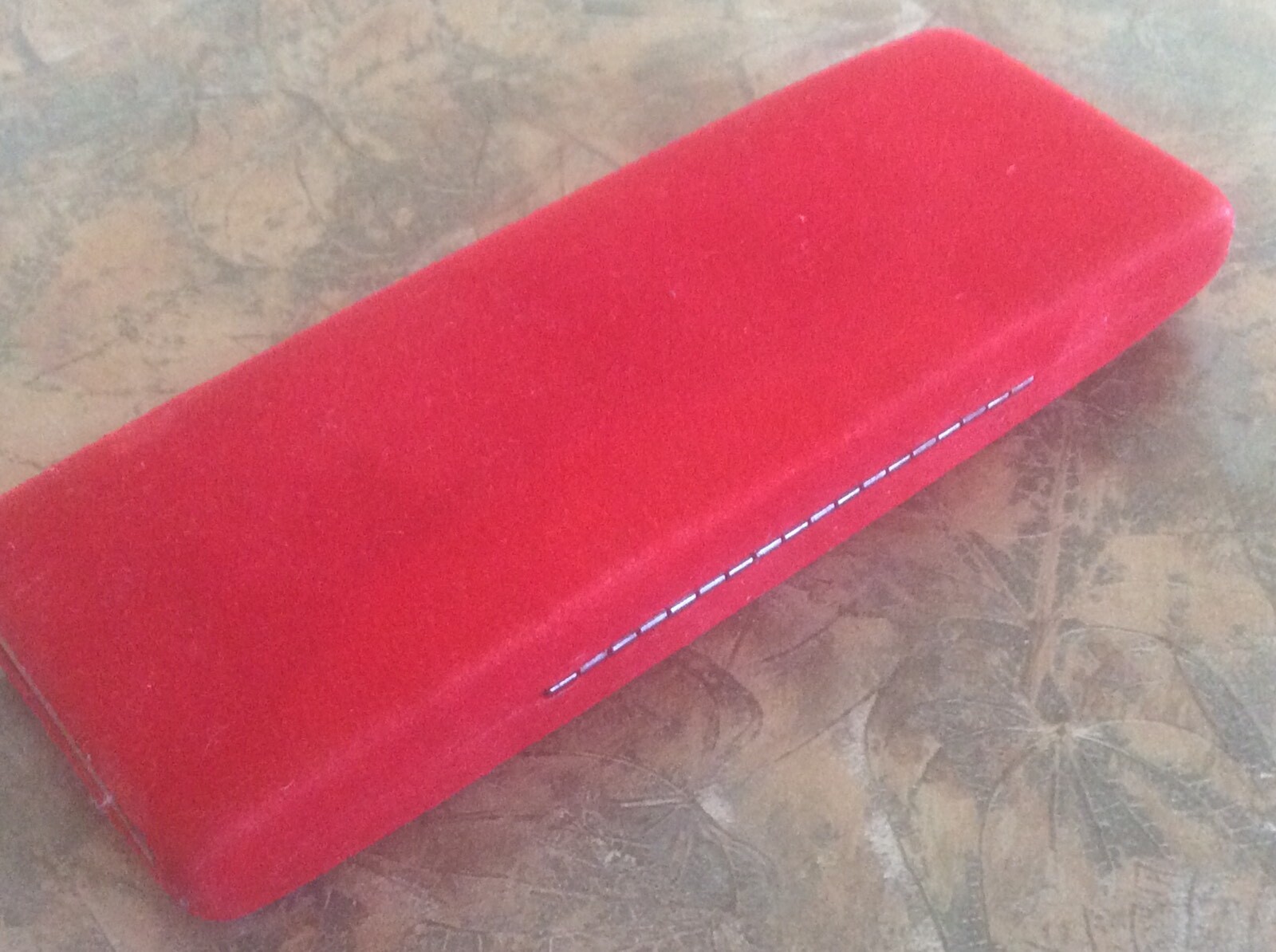 Vintage Centennial USA Mechanical Silver Tone With Lead Pencil Red Velvet Box
