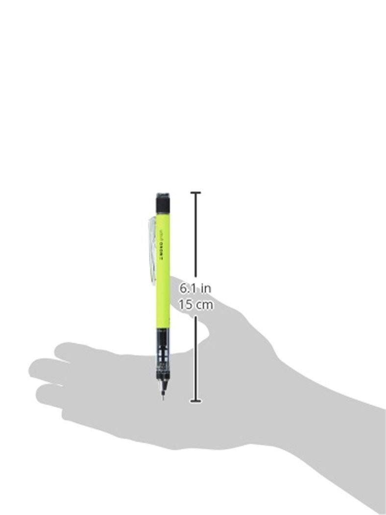 Tombow Mechanical Pencil, Monograph 0.5mm, 1 Count (Pack of 1), Neon Yellow