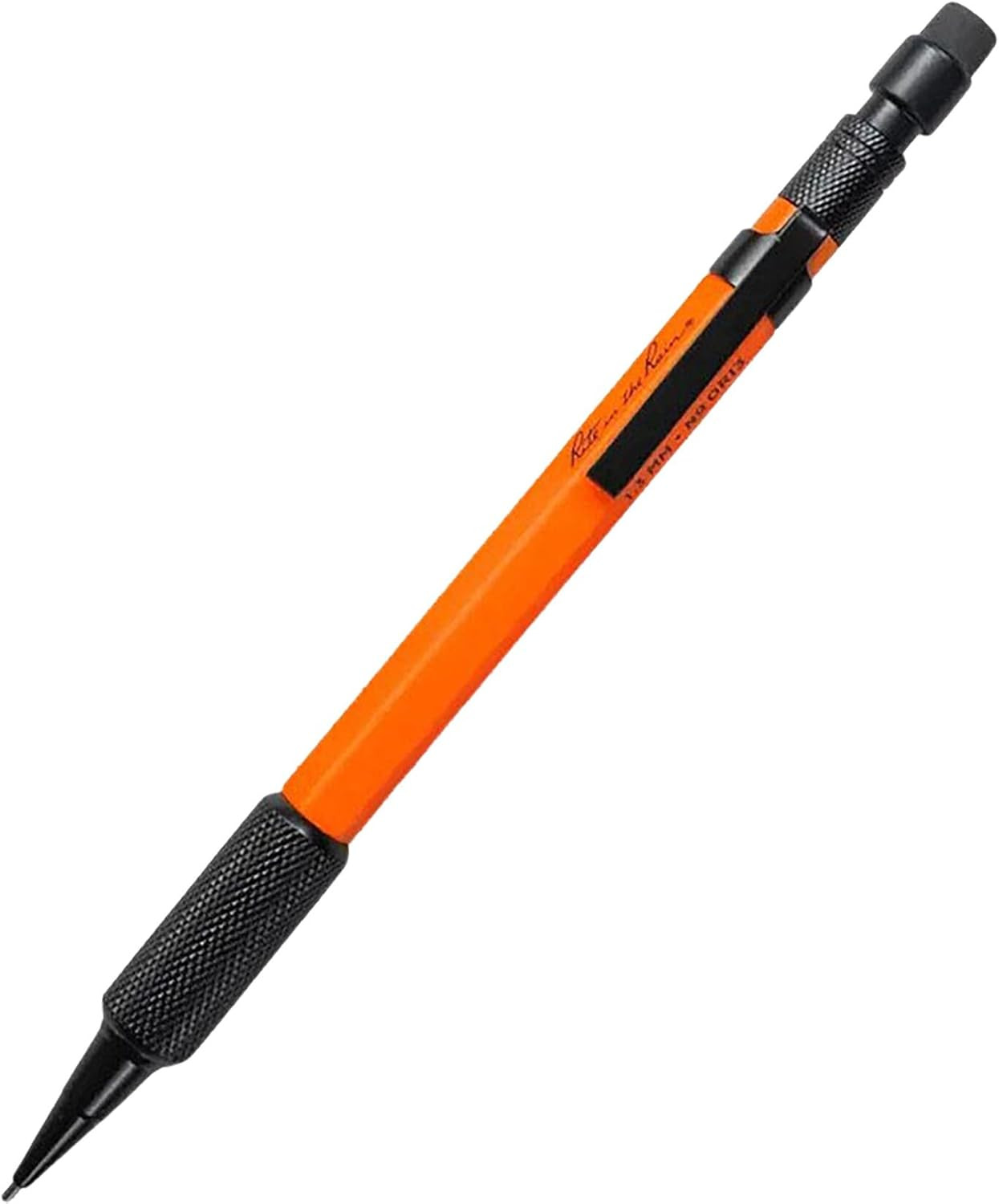 Weatherproof Mechanical Pencil, Orange Barrel, 1.3mm Black Lead (No. OR13)