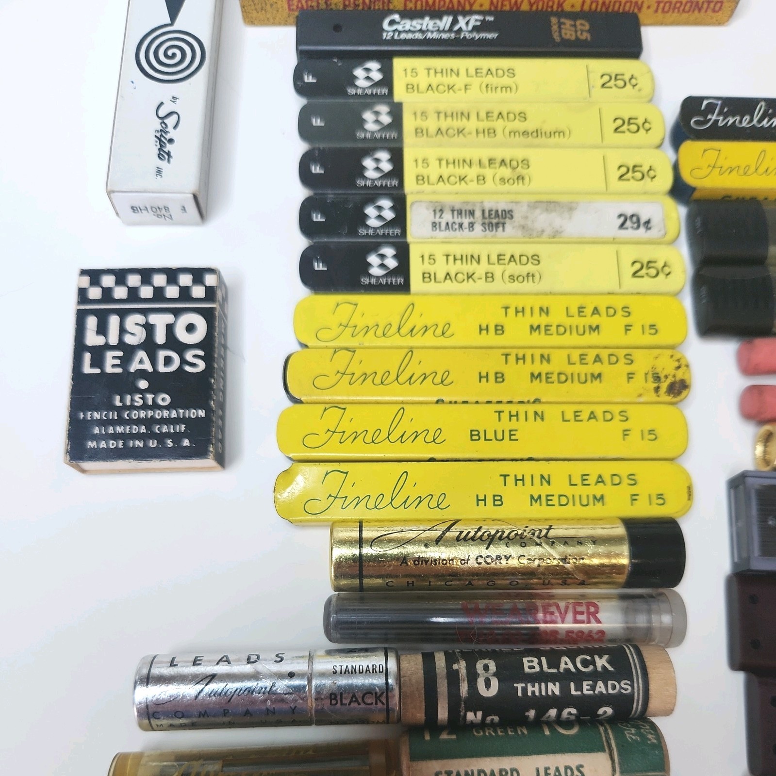 LARGE LOT VINTAGE PENCIL LEAD MECHANICAL