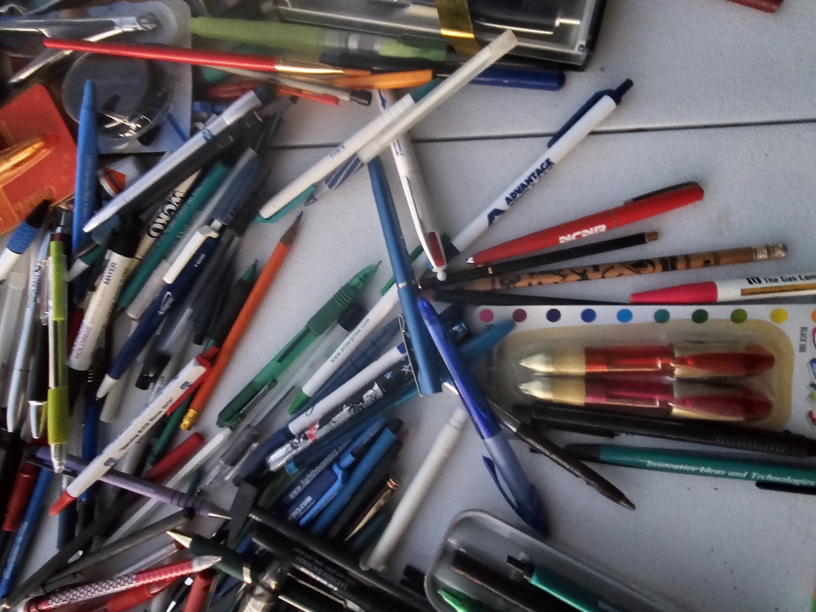 Mechanical Pencils & Pens Advertisement HUGE LOT Click NOS Vintage 1970s To 00s