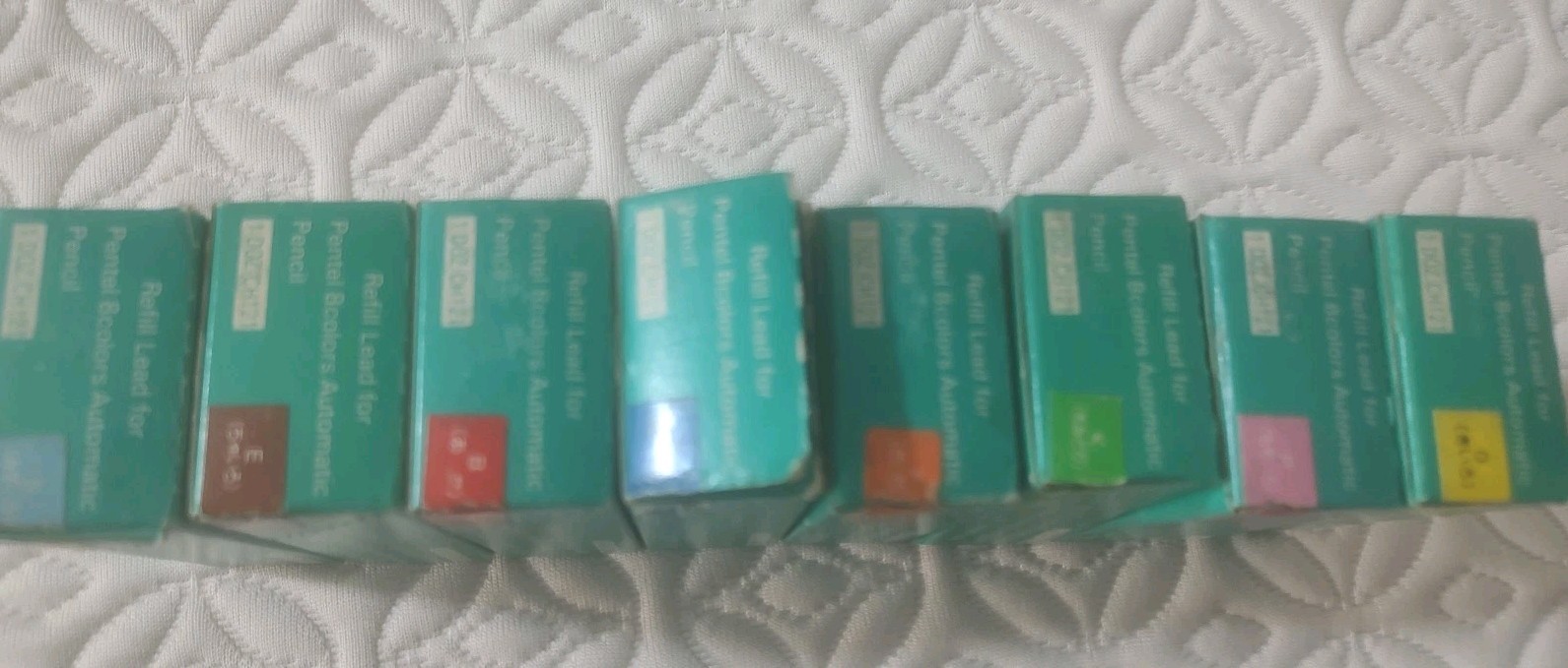 Pentel Refill Lead For Pentel 8 Color Automatic Pencil 2mm x 58mm Open 4PC Tubes
