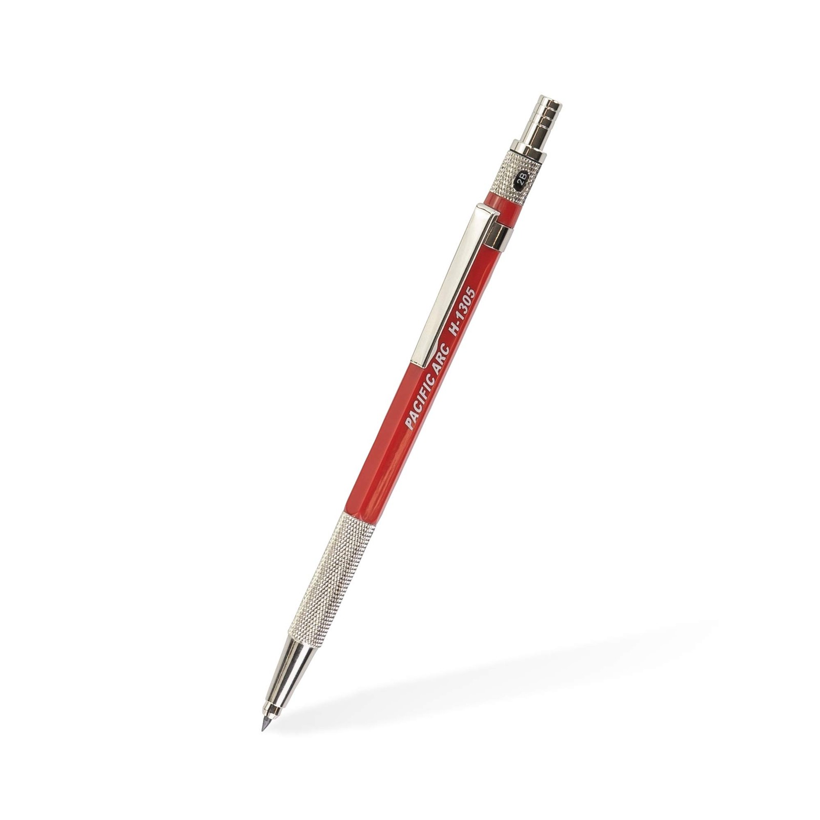 2mm Lead Holder and Lead Sharpener, Red Drafting Pencil for Artist Drawing, D…