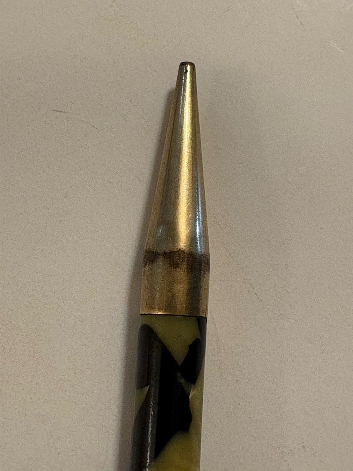 Moore Vintage Black And Pearl Mechanical Pencil Gold-Filled Working