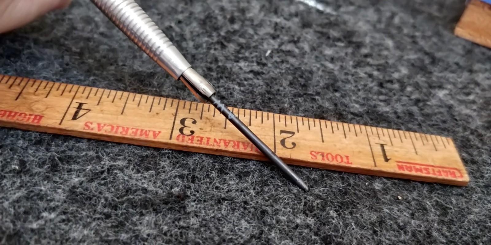 Vintage Eberhard Faber Microtomic 607 Mechanical Pencil Metal USA