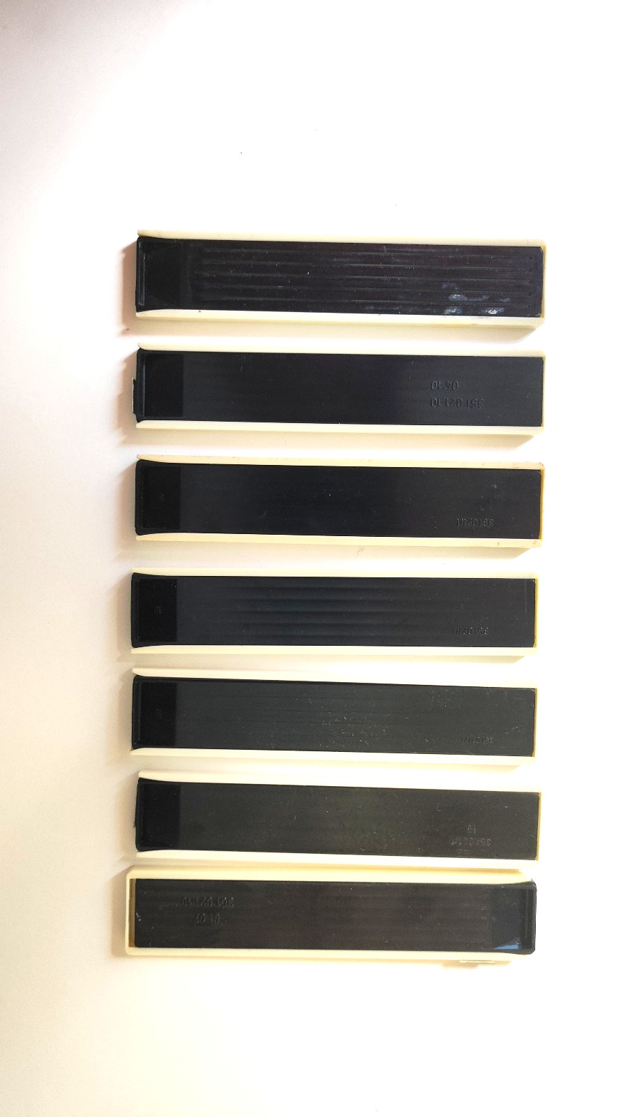 BOHEMIA WORKS Pencil Leads 4190 Set of 6 in 6 Plastic Boxes,Czechoslovakia 1970s
