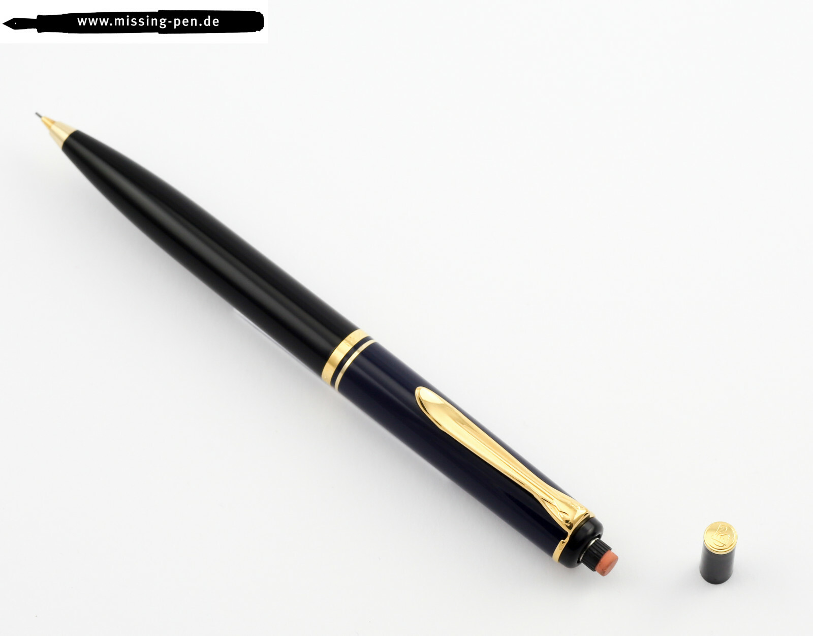 Old Style Pelikan Pencil (0.5 mm) D200 / D250 in Black-Blue (gold cap)