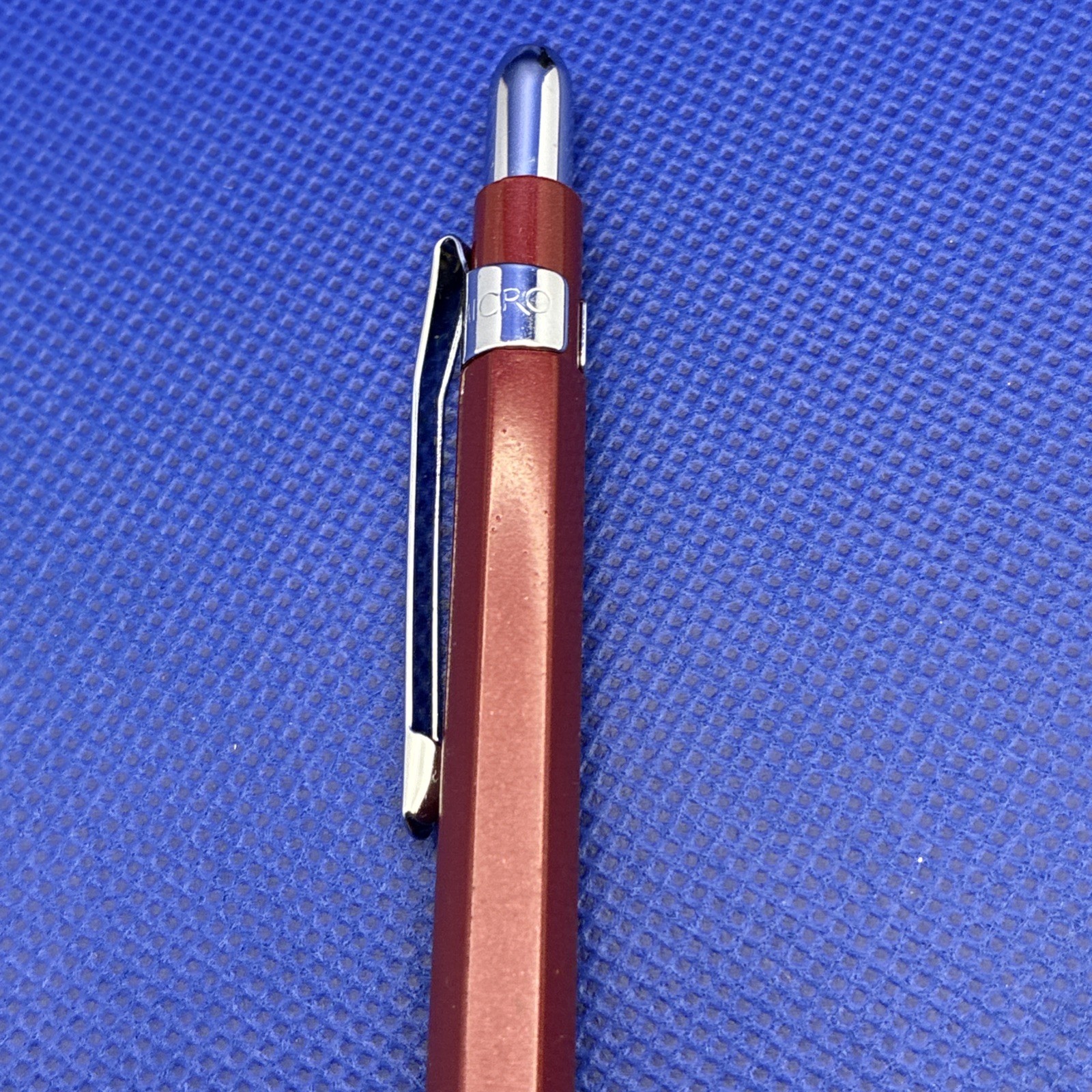 hexa 2000 mechanical pencil Red Silver Korea Micro Plastic