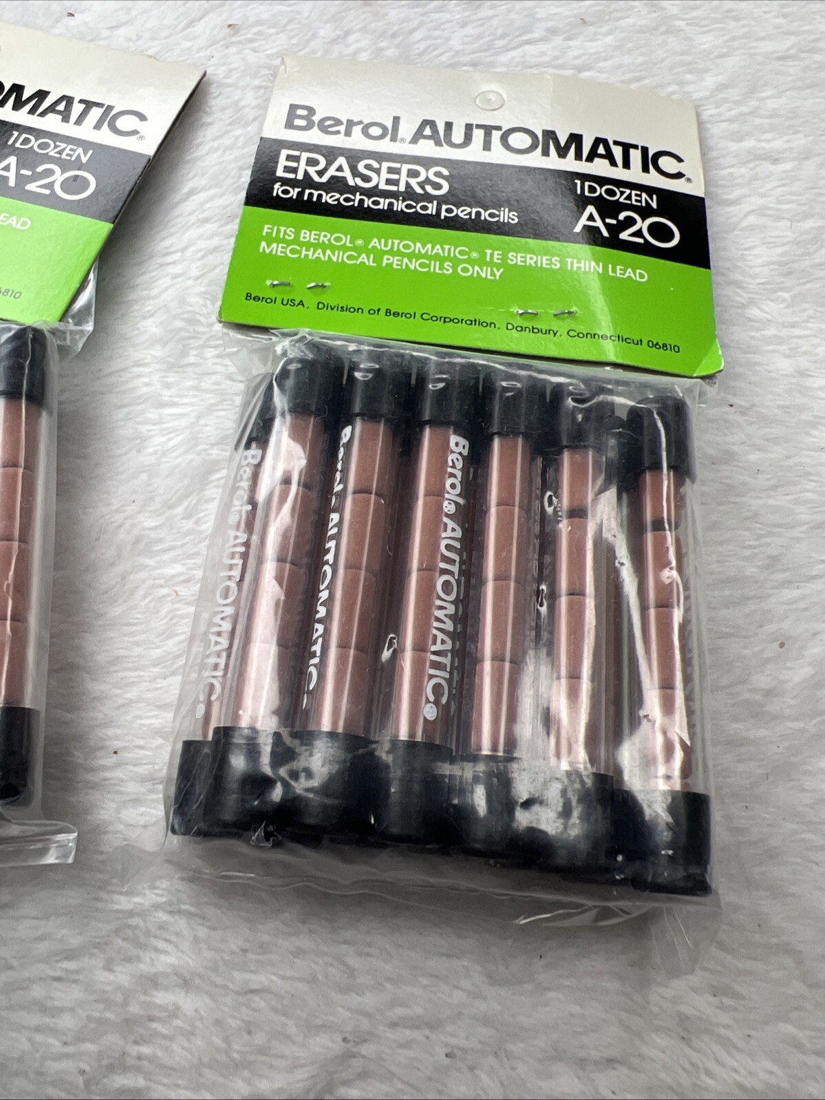 Lot 3 Dozen 36 Packs Berol Automatic A-20 Erasers Mechanical Pencils NOS New