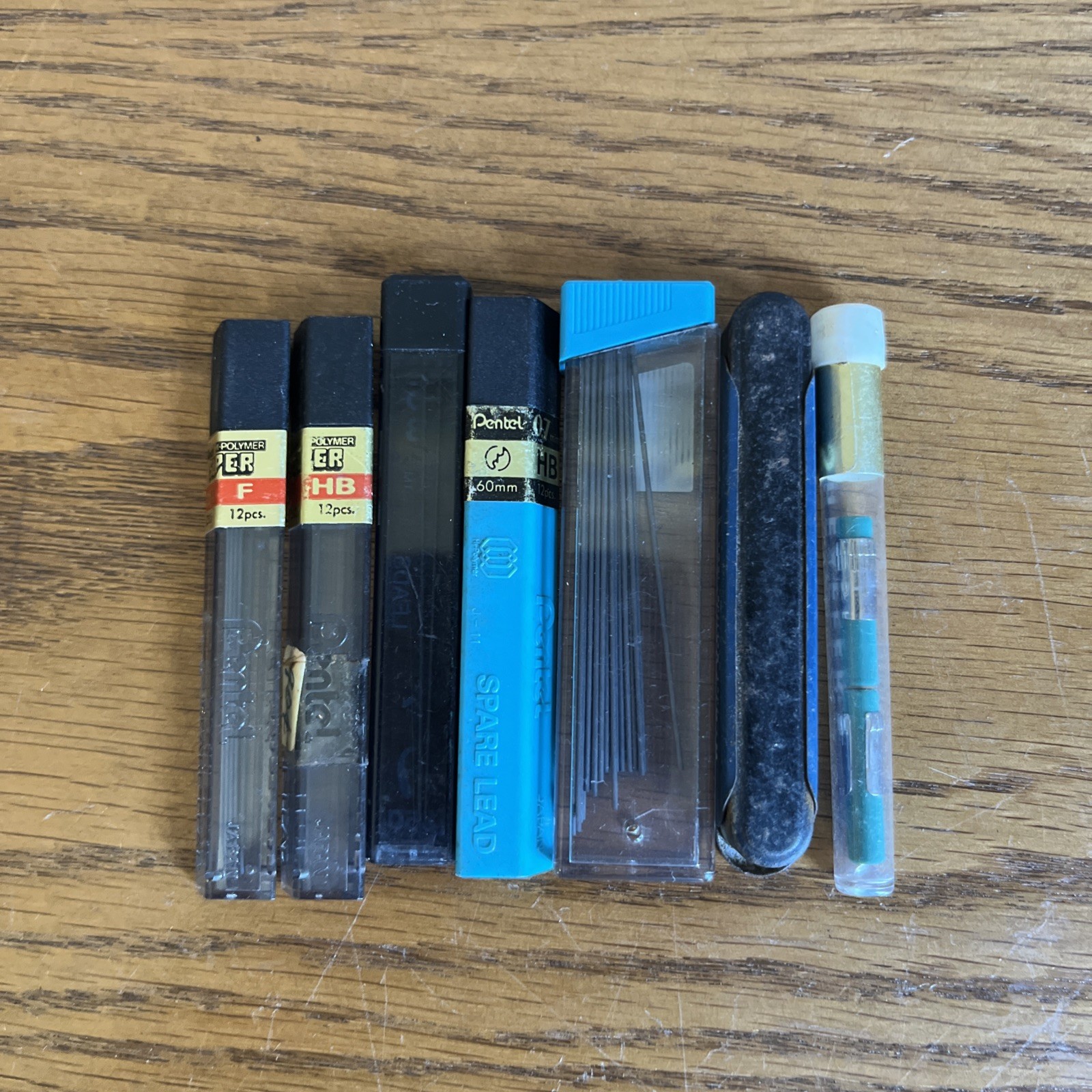 Vintage Mechanical Pencil Lead & Erasers – Mixed Lot Of 7 Items