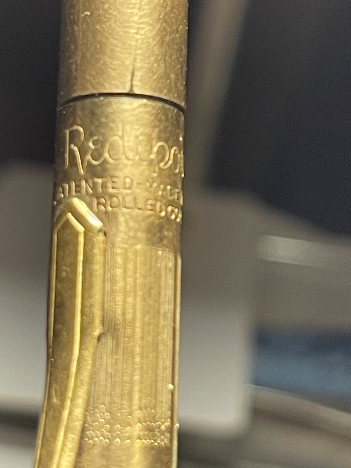 Antiuqe Redipoint Rolled Gold working Mechanical Pencil P.R. Engelnard