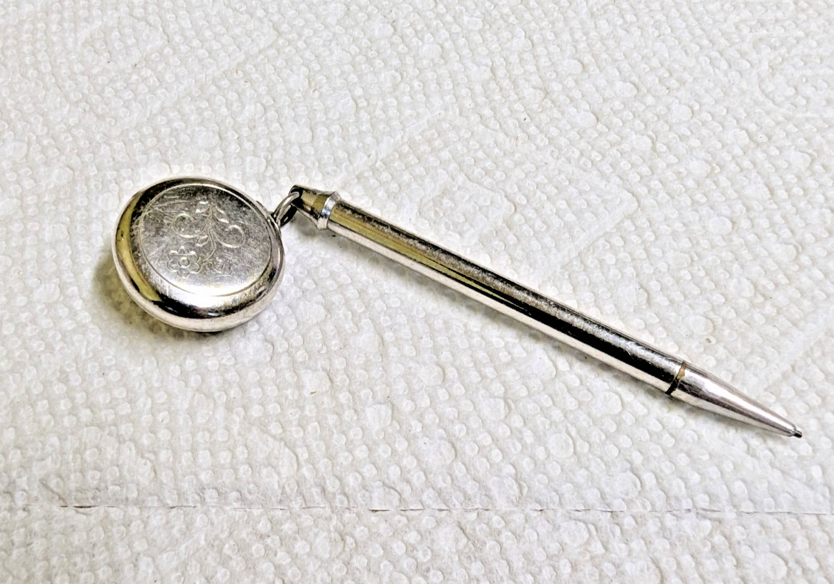 Ketchum & McDougall Retractable Mechanical Pencil Brooch Pin Working Vintage
