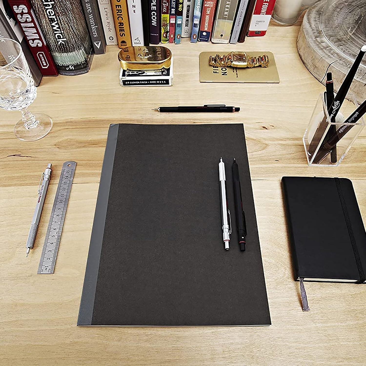 Premium 0.5mm Mechanical Pencil with Non-Slip Metal Grip for Precision Writing