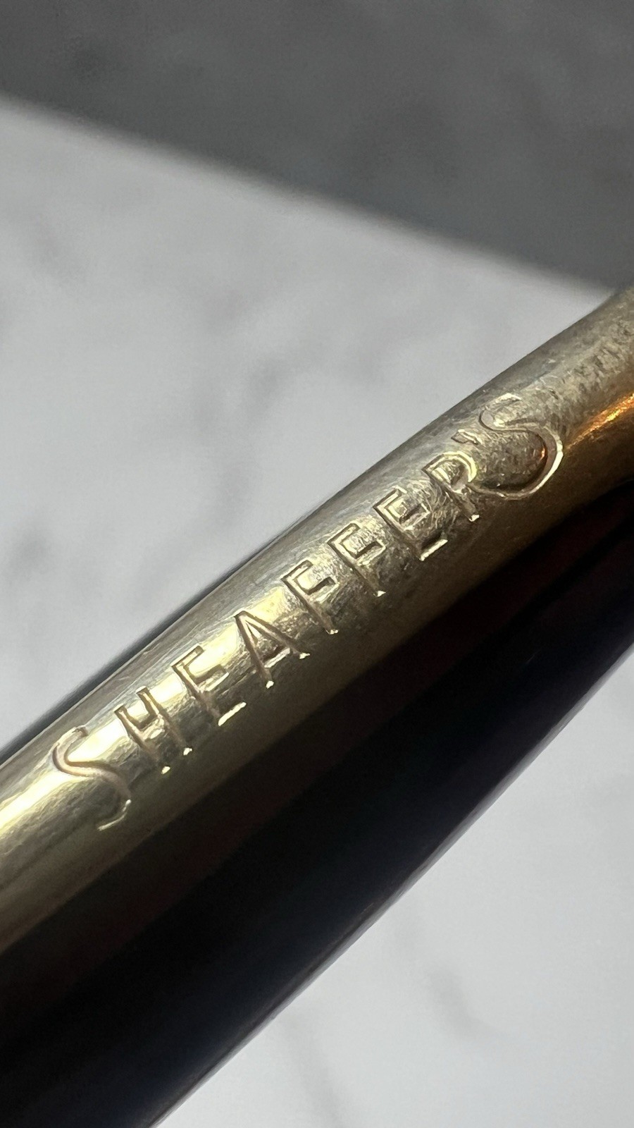 Vintage Sheaffer Balance Mechanical Pencil Red Striated Celluloid USA