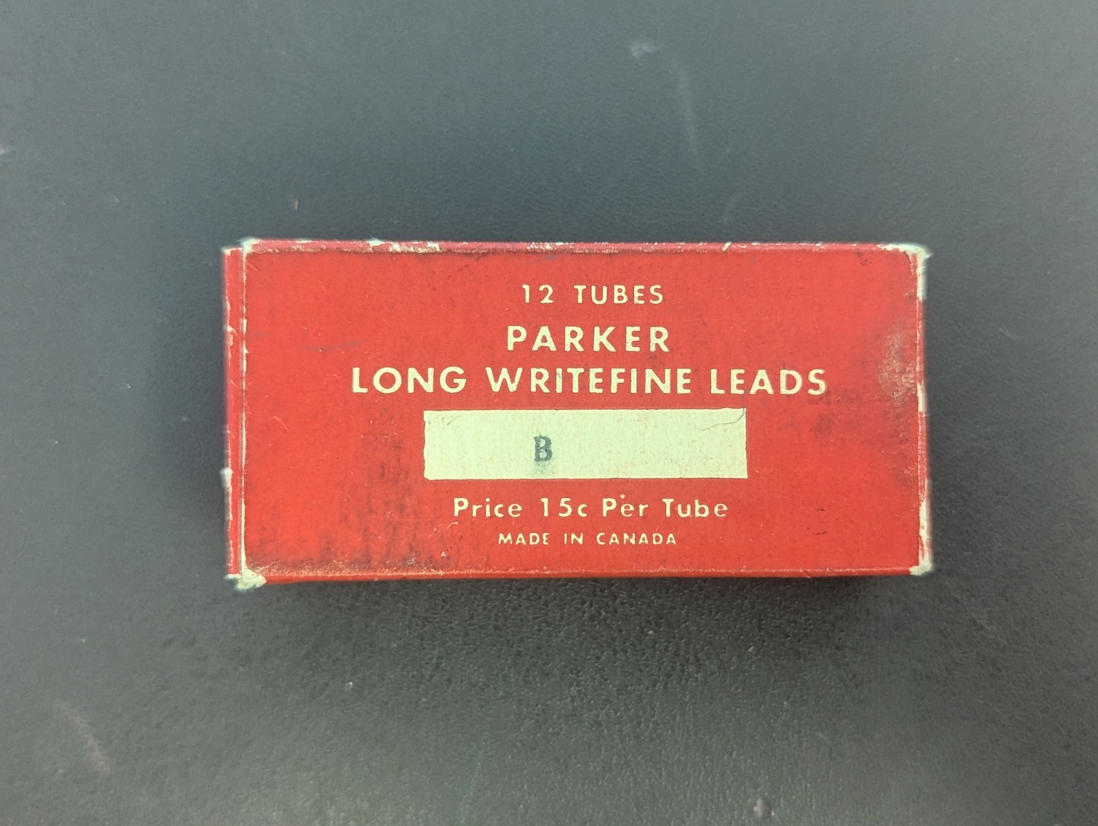 Case of 12 Tubes Parker Long Writefine Leads B Vintage
