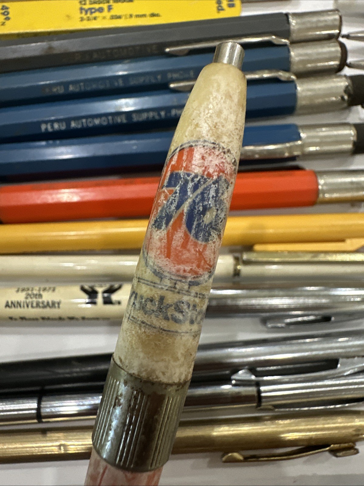 Autopoint Mechanical Pencils Oversize Advertisement Pens USA Elvis Pepsi Garland